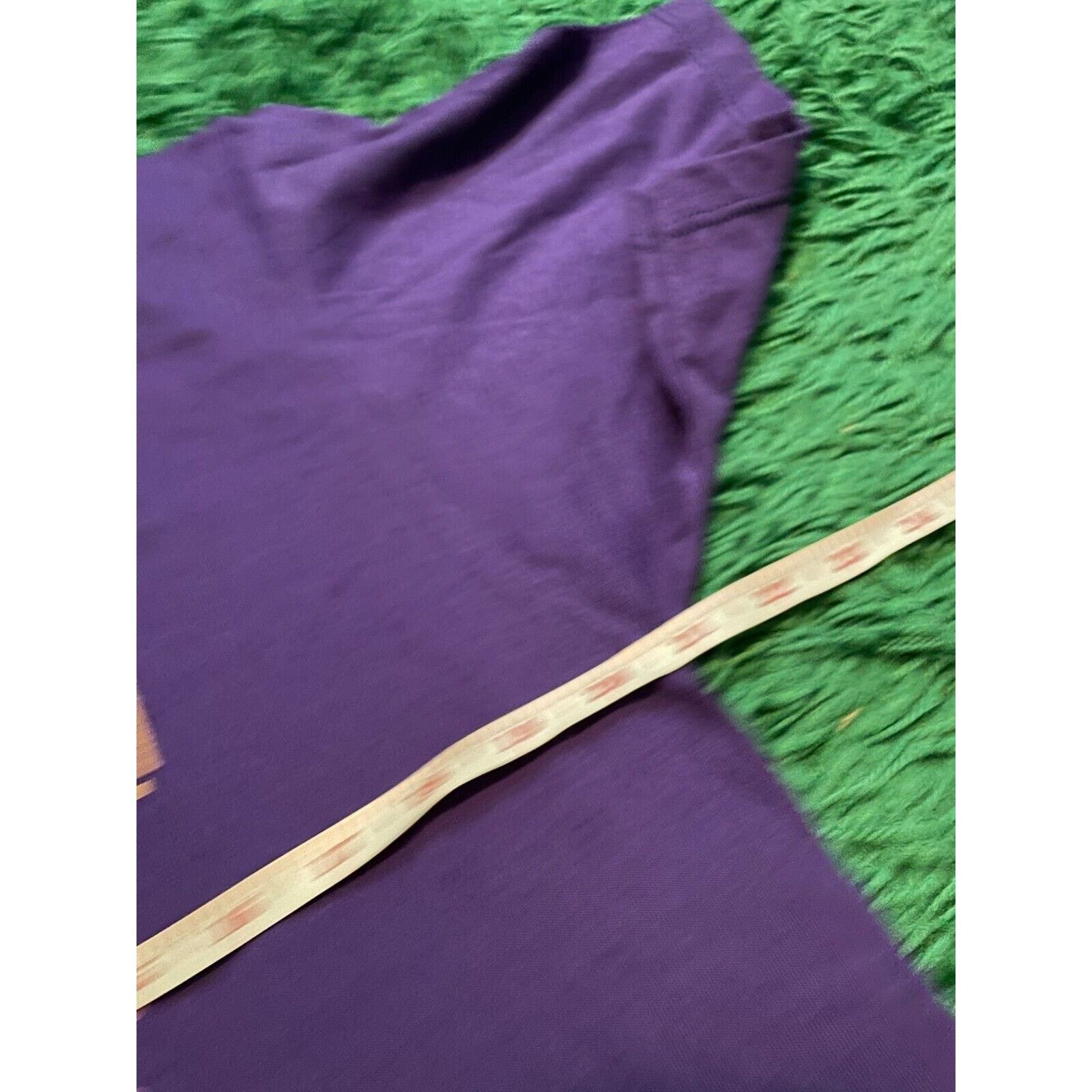 Jerzees 90s Vintage Jerzees USA made Purple Shirt 1990s VTG L Large Size US L / EU 52-54 / 3 - 8 Thumbnail