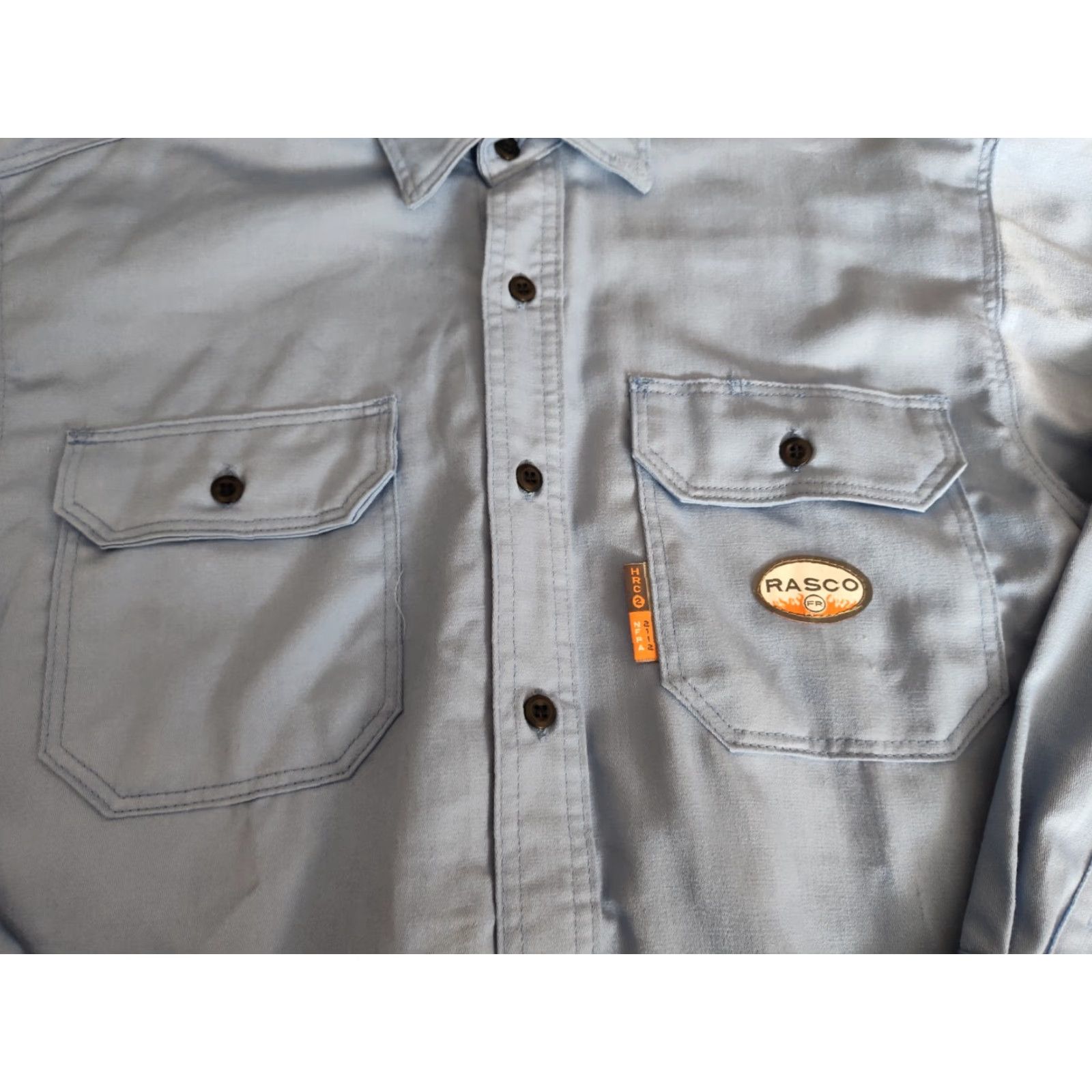 Vintage VINTAGE Rasco FR Men's Western Cowboy Shirt Long Sleeve Button-Up Casual Workwear Fall Winter Blue Medium Size US M / EU 48-50 / 2 - 6 Thumbnail