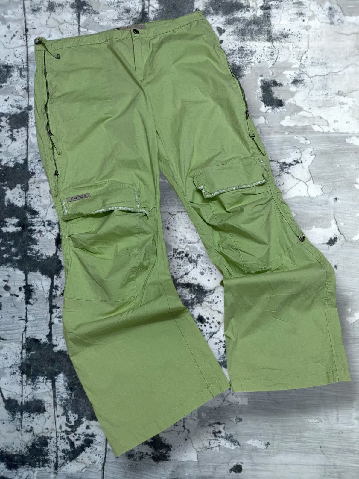 Marithe + Francois Girbaud Vintage Og 1990s Marithe Francois Girbaud Tactical Neon Pant Size US 33 - 2 Thumbnail