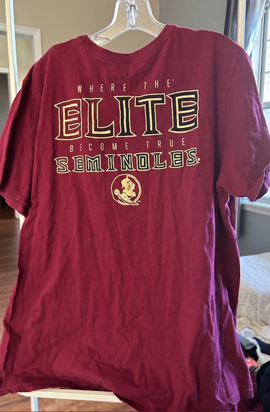 Nike Nike True Elite Seminoles Maroon T-Shirt XXL Size US XXL / EU 58 / 5 - 2 Thumbnail