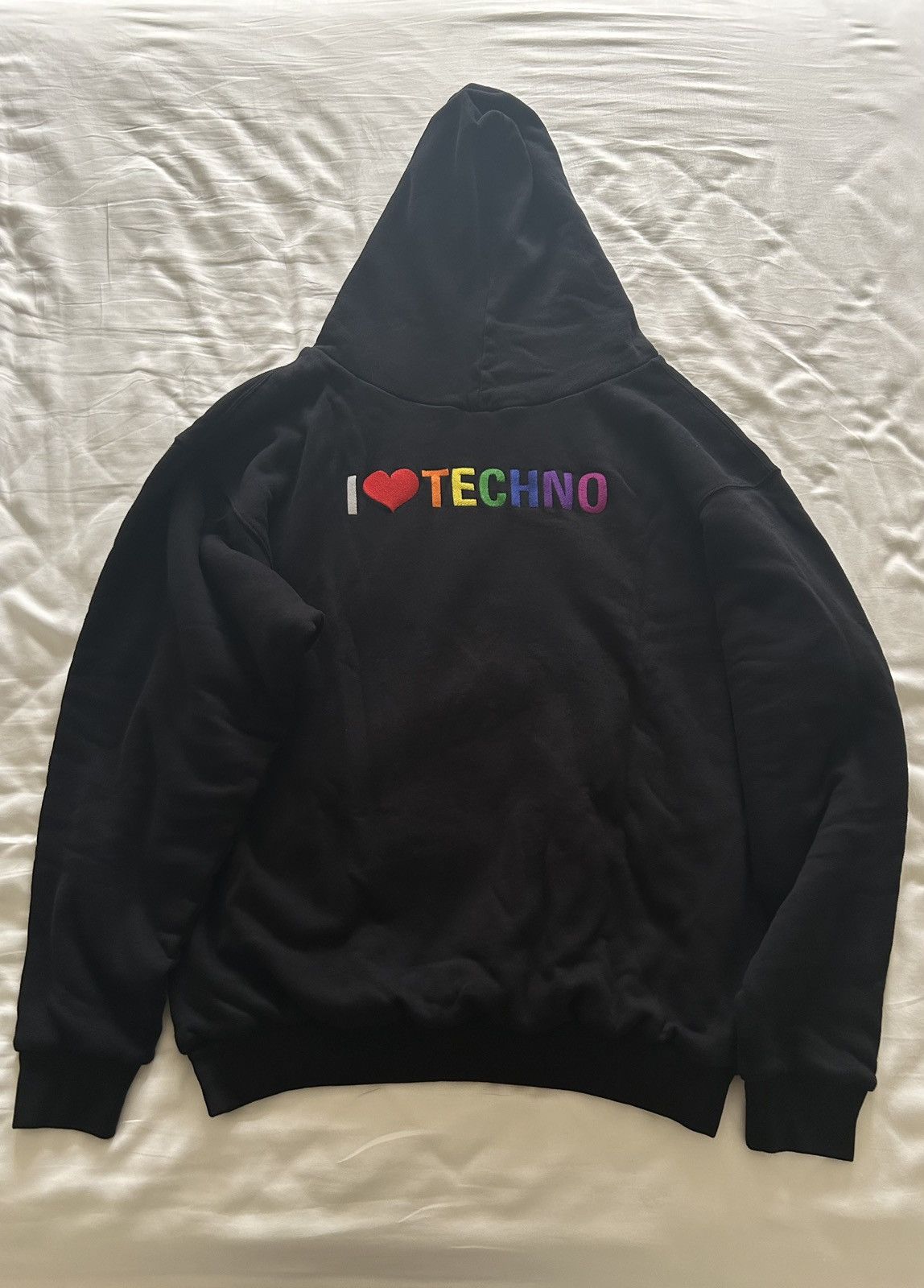 Balenciaga Balenciaga I Love Techno Hoodie Grailed