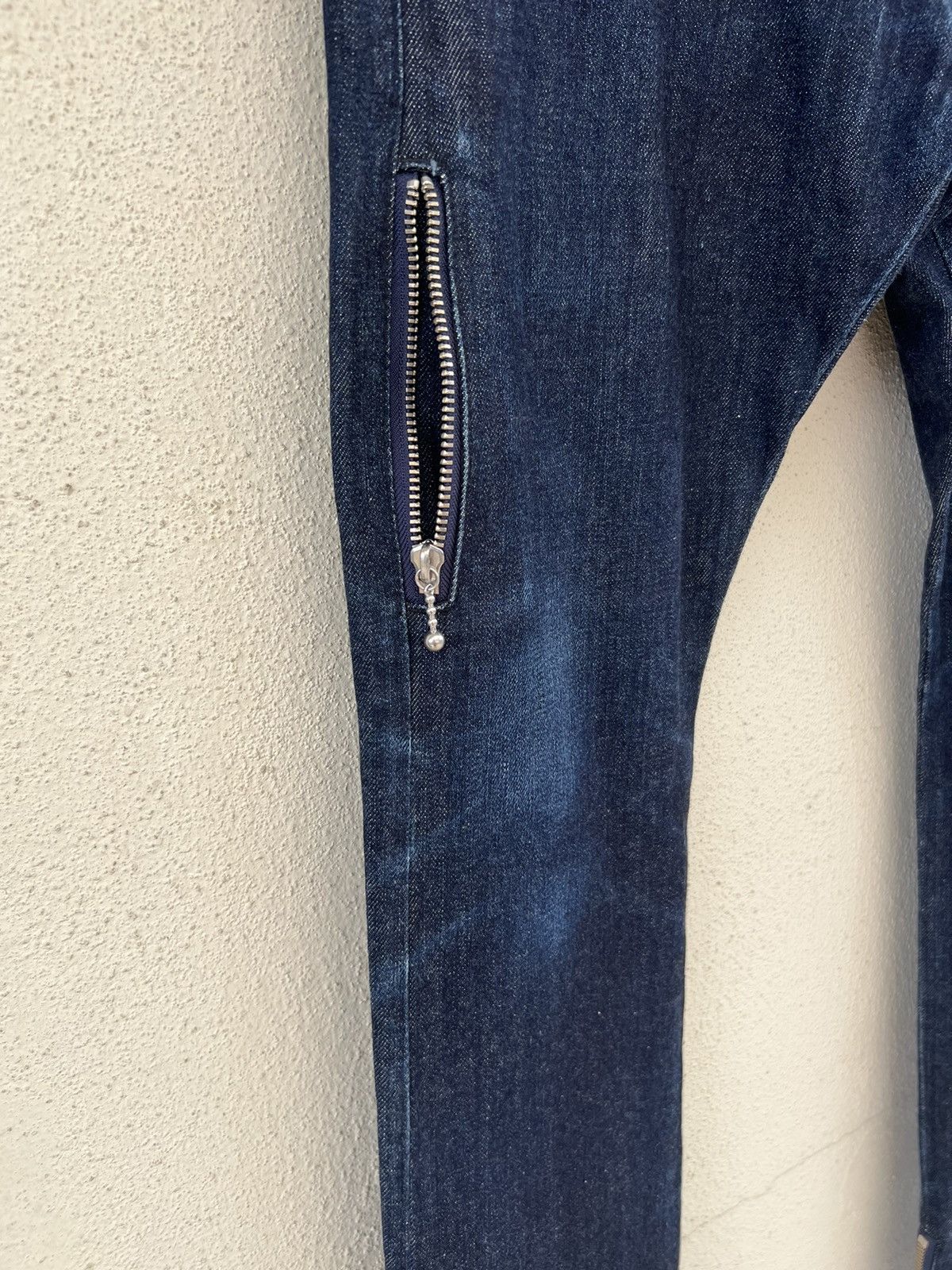 Japanese Brand Vintage AW 2009 PLEIN Yoshida Roberto Hybrid Denim Jeans Size US 29 - 9 Thumbnail