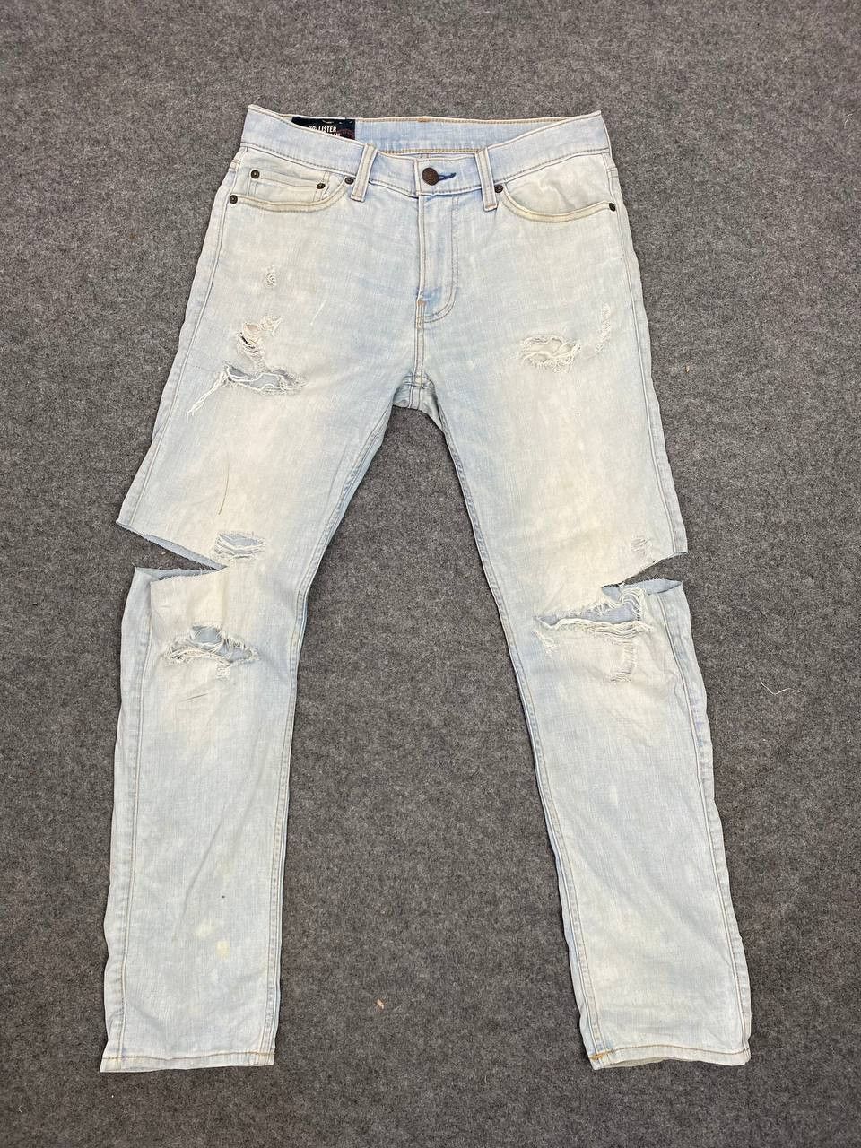 Hollister hollister japanese brand distressed denim Size US 33 - 7 Thumbnail