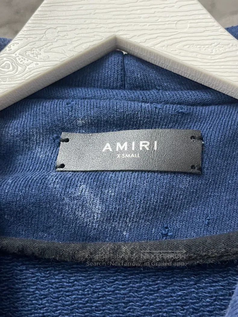 Amiri Amiri Blue shotgun zipper sweater jacket Size US XS / EU 42 / 0 - 6 Thumbnail
