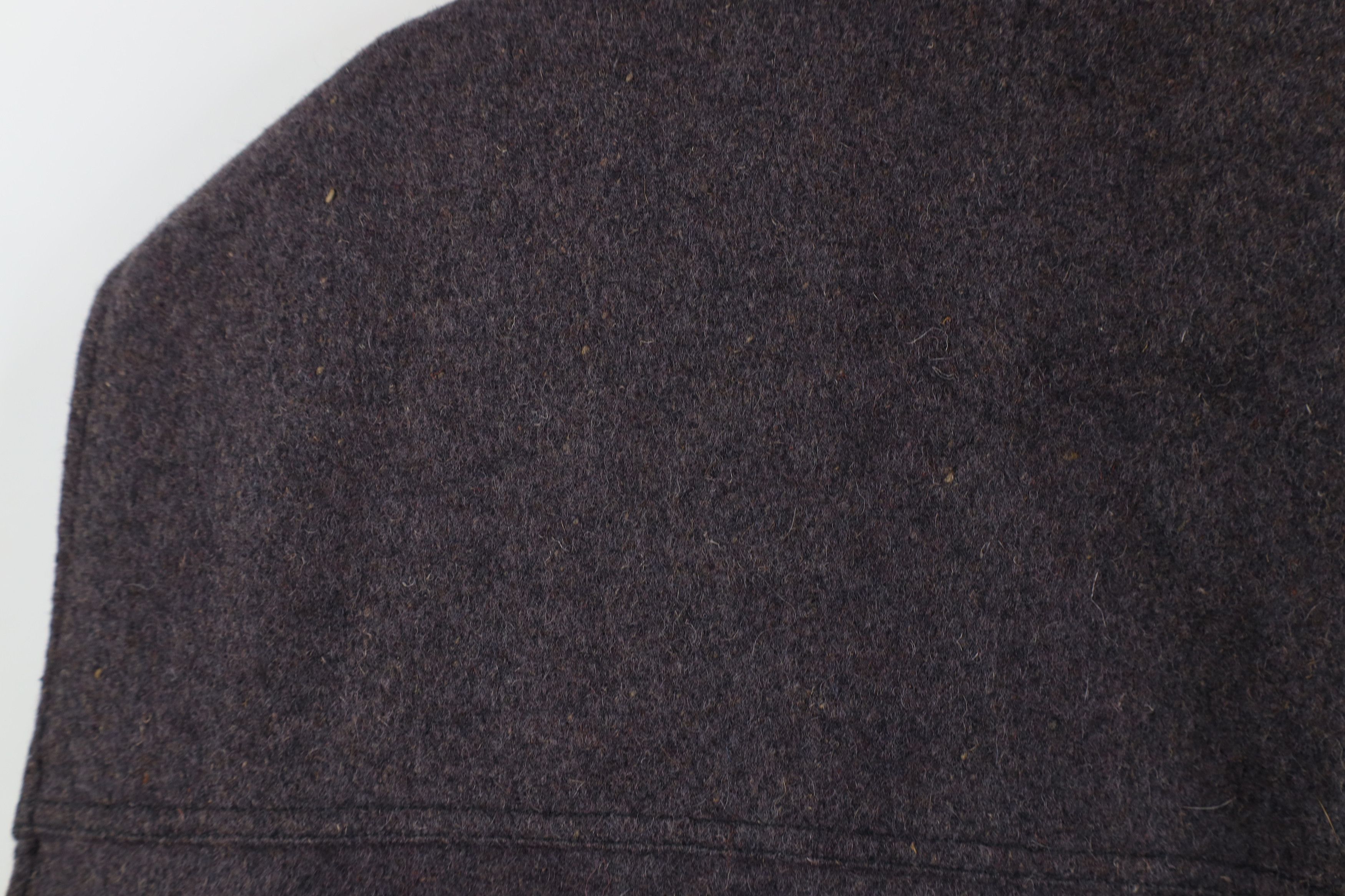 Vintage Vintage 50s 60s Streetwear Felt Wool Button Vest Jacket USA Size US XXL / EU 58 / 5 - 9 Thumbnail