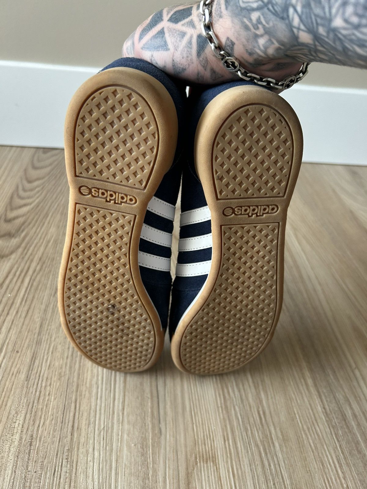 Adidas SAMPLE Adidas High top Low Form Basics Size US 7 / IT 37 - 7 Thumbnail
