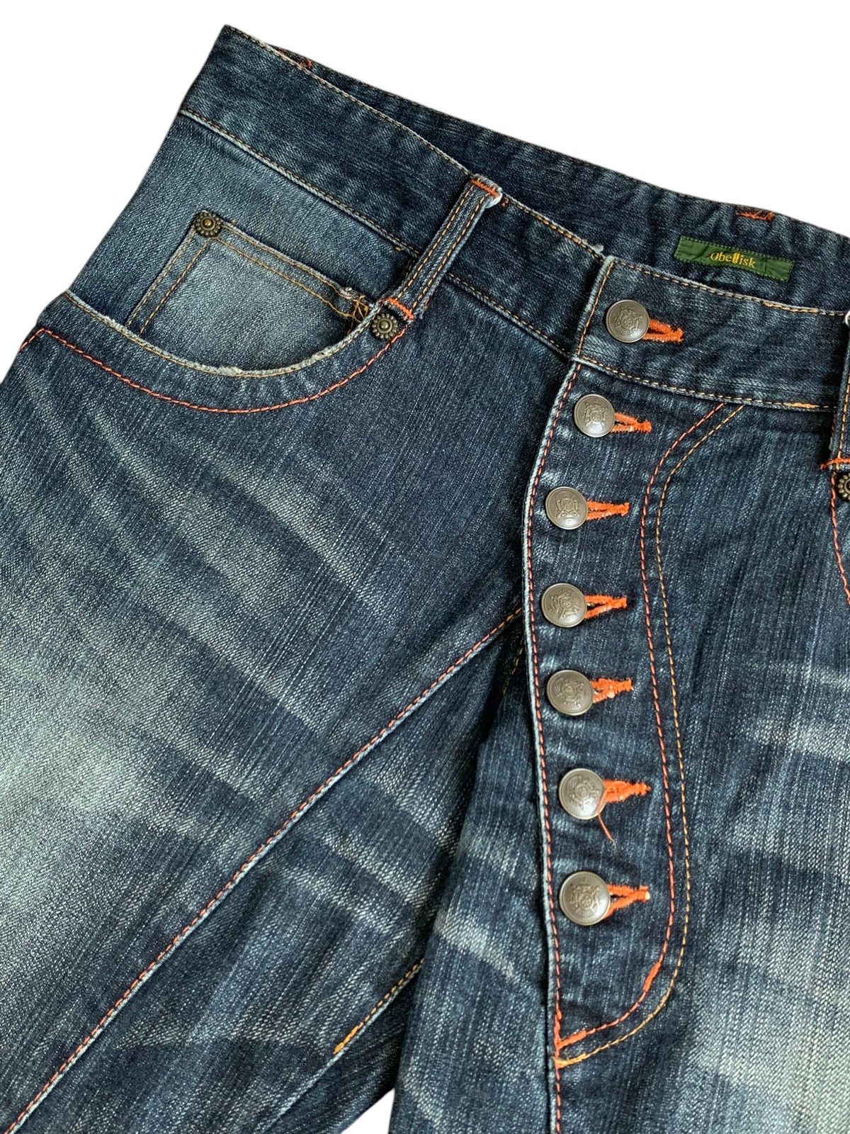 Obelisk Obelisk Archive Edo Black Flared Indigo Mudwash Denim Size US 32 / EU 48 - 11 Thumbnail