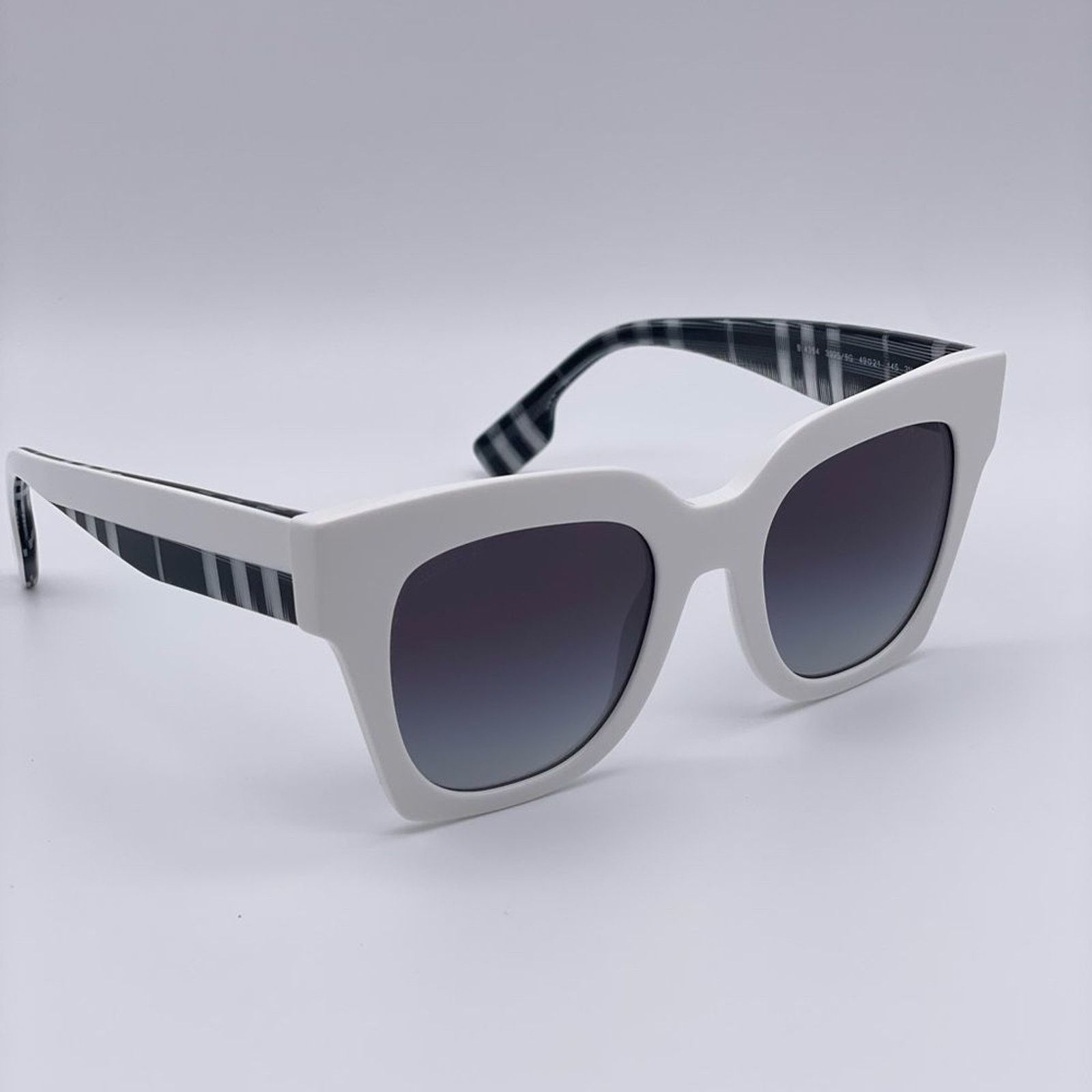 Burberry NEW BURBERRY BE4364 Kitty 39958G White/Gray Gradient Woman Size ONE SIZE - 1 Thumbnail