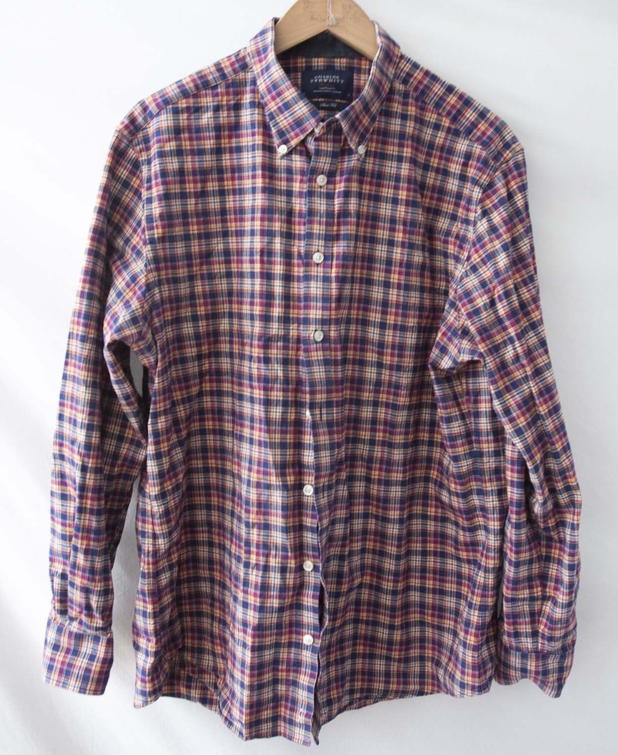 Charles Tyrwhitt Charles Tyrwhitt Shirt Size L Weekend Flannel Size US L / EU 52-54 / 3 - 1 Thumbnail