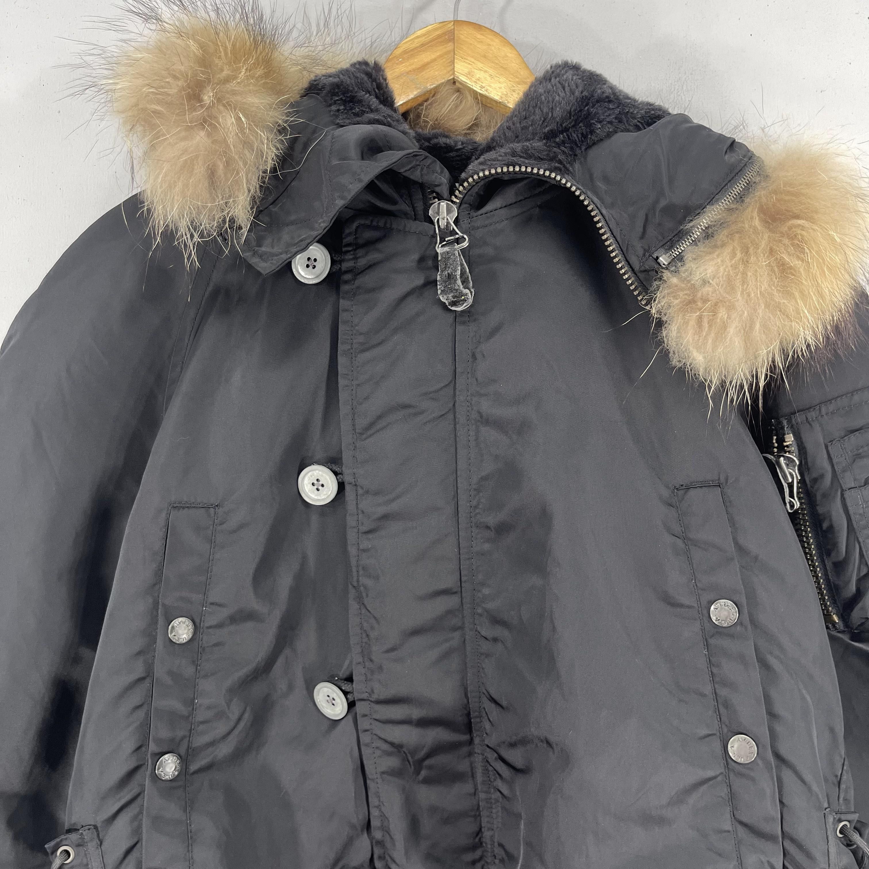 Avirex × Vintage Vintage AVIREX Ltd Faux Fur Detachable Hoodie Flight Jacket Size L / US 10 / IT 46 - 2 Thumbnail