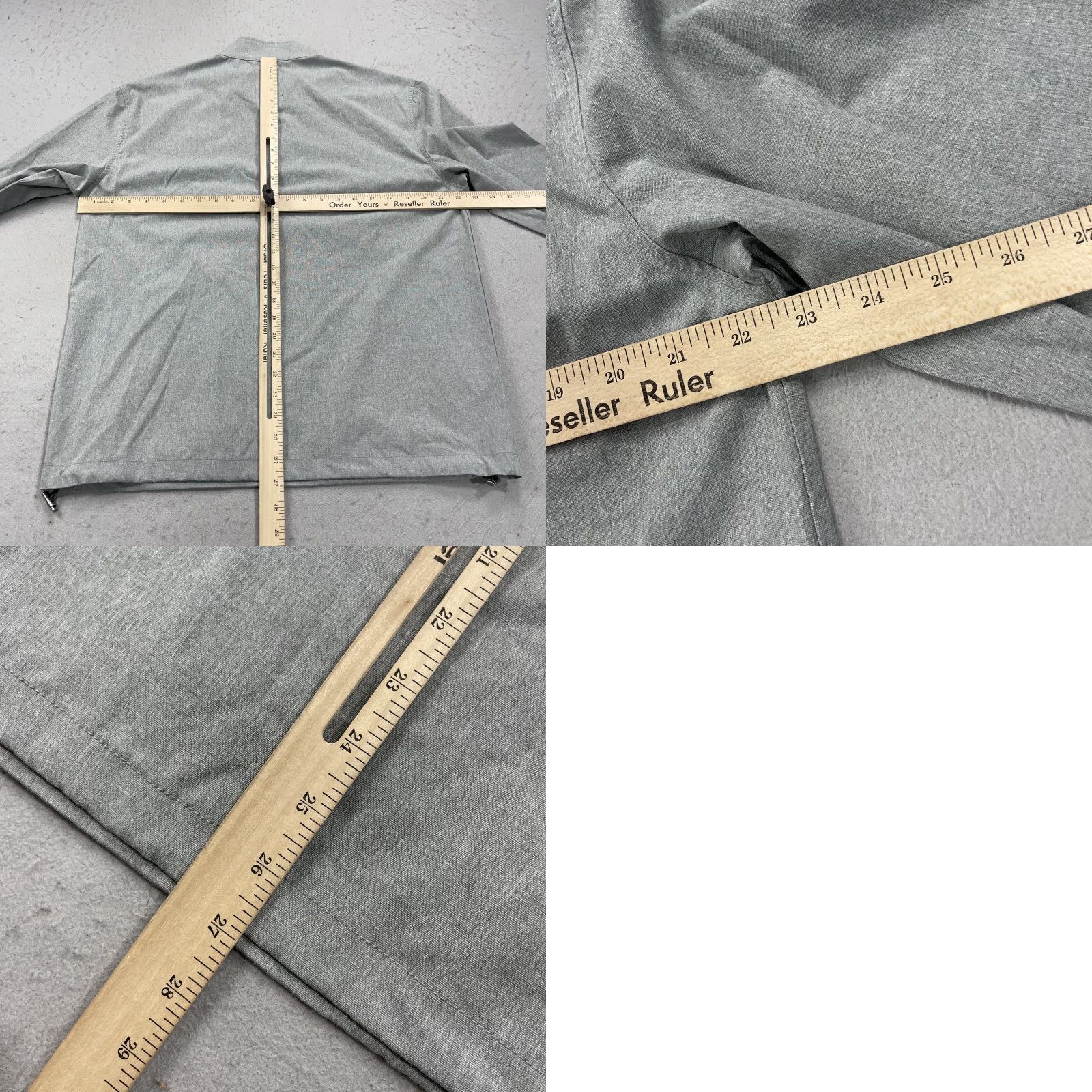 Vintage Linksoul Golf Jacket Mens M Gray 1/2 Zip Windbreaker Light Regular Activewear Sports Jacket Size US M / EU 48-50 / 2 - 8 Thumbnail