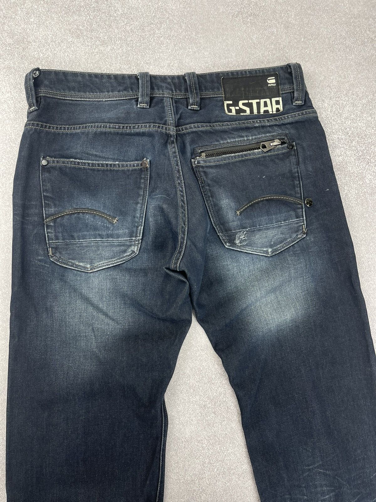 G-Star × Vintage Vintage G-Star Raw Attacc Low Straight Denim Jeans Size US 30 / EU 46 - 9 Thumbnail