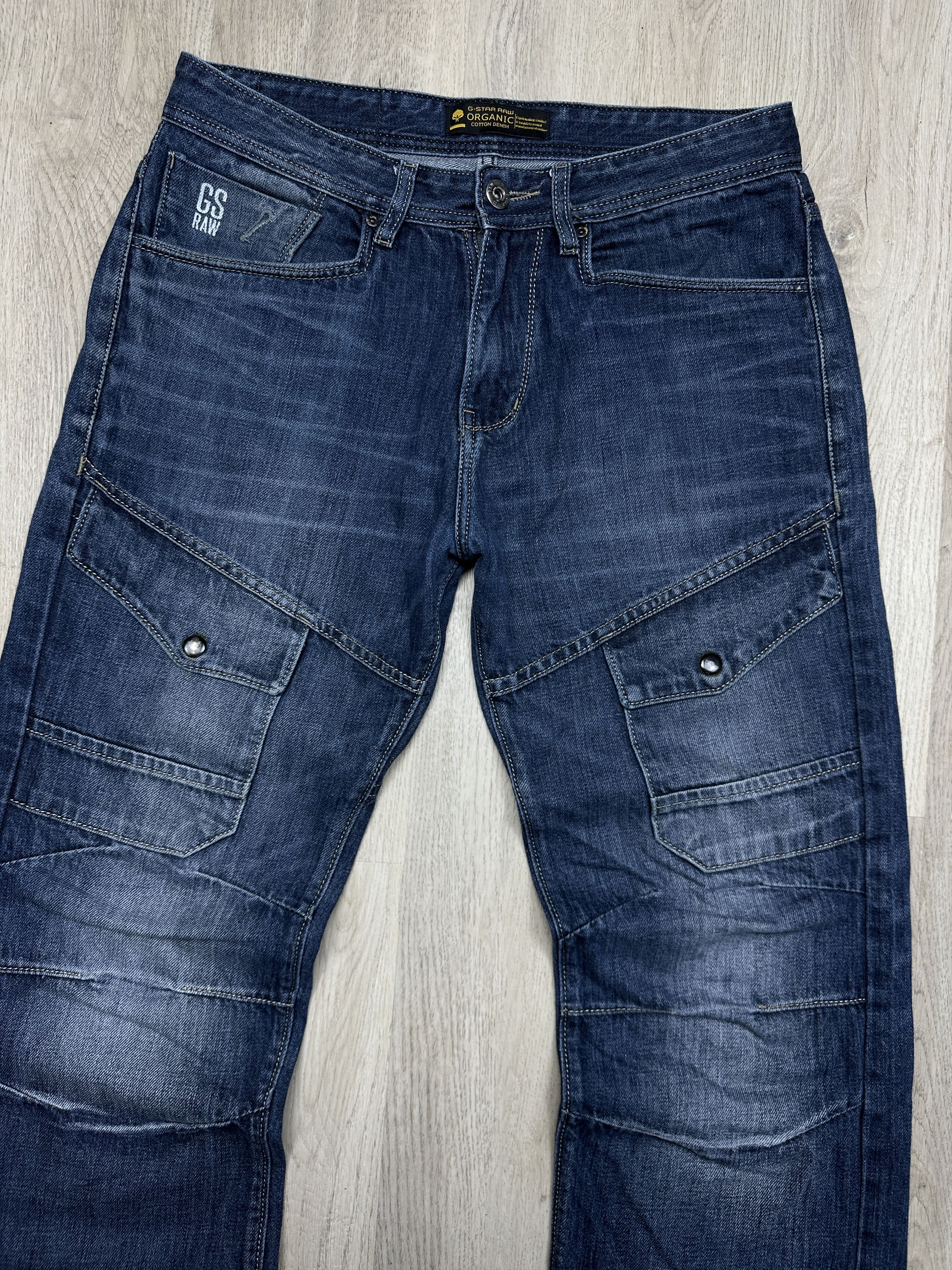 G-Star G Star Raw Vintage Mens Denim Pants Double Knee Jeans Size US 34 / EU 50 - 2 Thumbnail