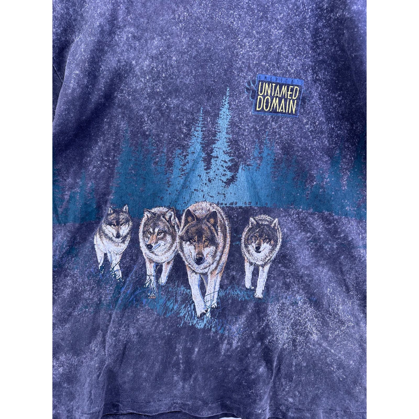 & Other Stories Vintage Wolf Pack Americas Untamed Domain Tshirt Size Large Size US L / EU 52-54 / 3 - 3 Thumbnail