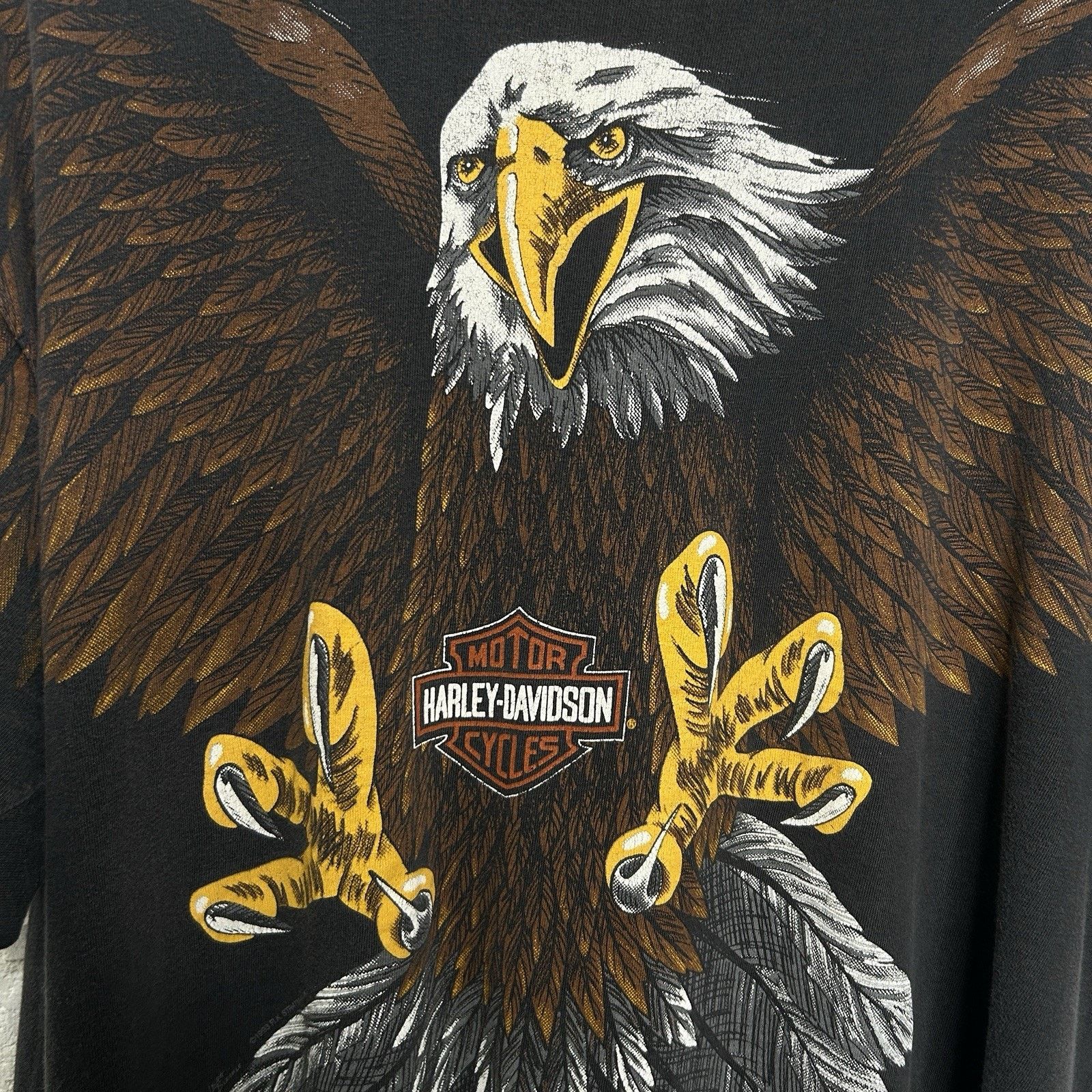 Harley Davidson Vintage Harley Davidson Screaming Eagle AOP Size US XL / EU 56 / 4 - 3 Thumbnail