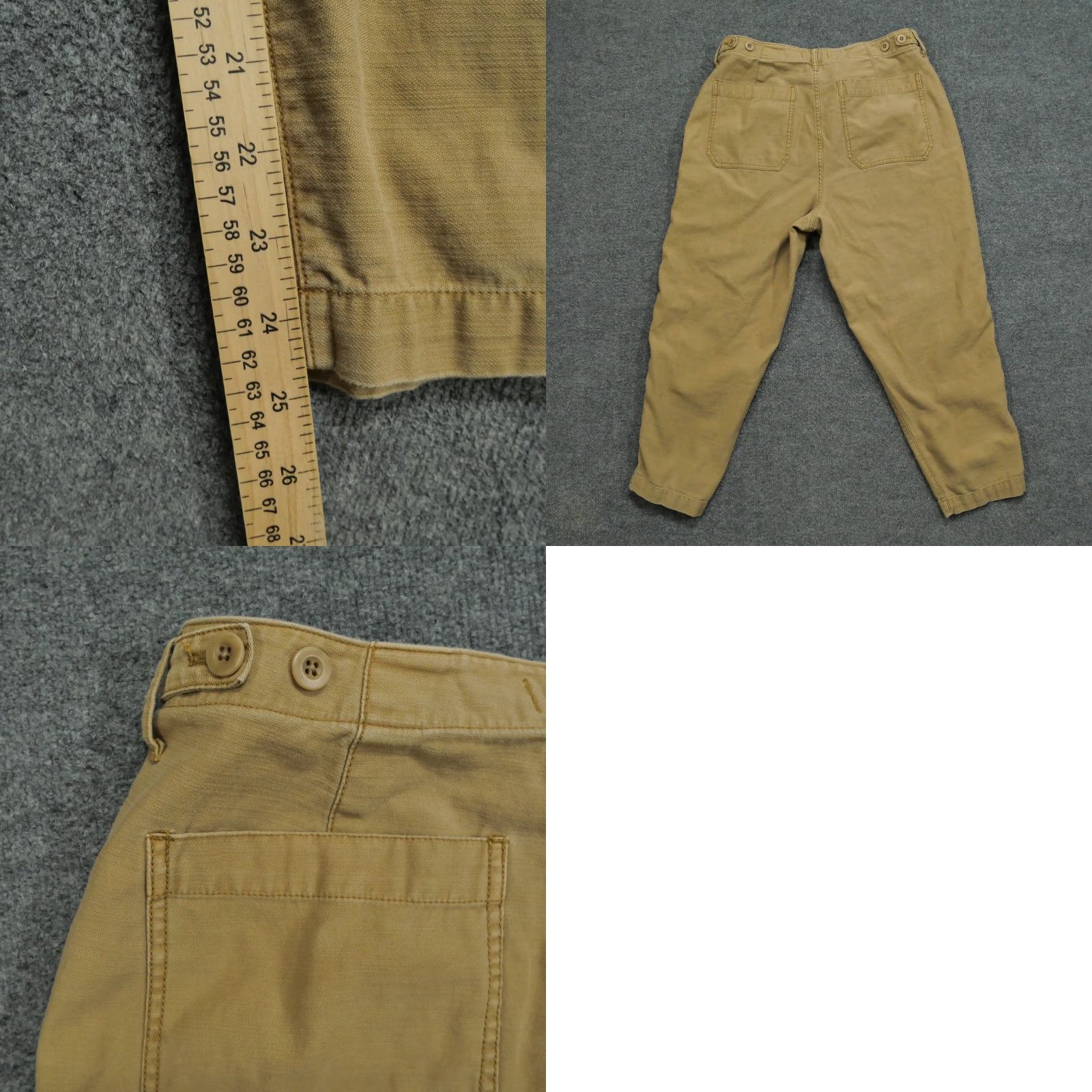 Madewell Madewell Pants Womens 32 Tan Brown Military Cropped 38x25 Pants Cropped Casual Classic Regular Brown Madewell Womens 32 25 in Inseam 25 Size 24" / US 00 / IT 34 - 8 Thumbnail