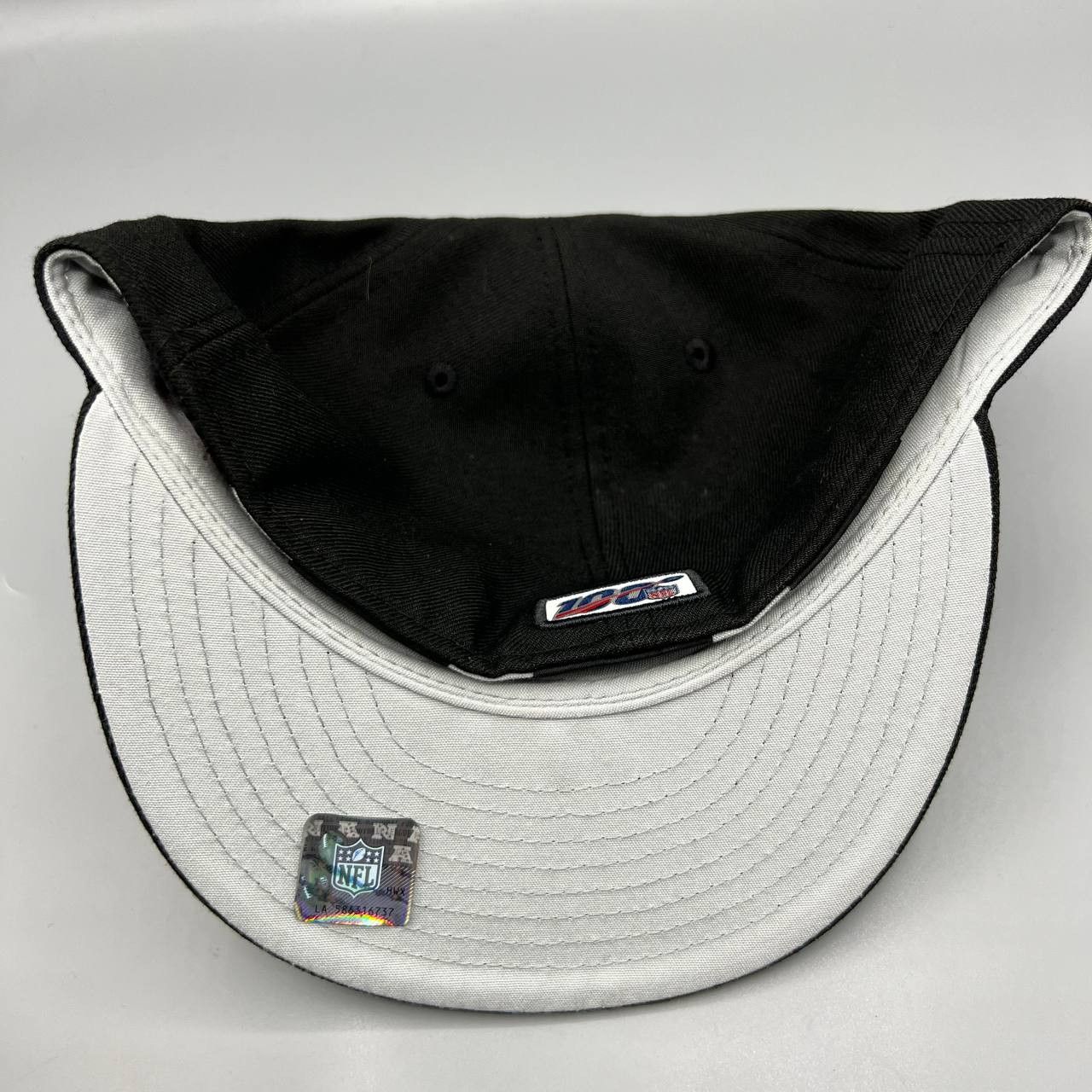 New Era Las Vegas Raiders Hat Men 7 5/8 Black NFL Fitted Cap Size ONE SIZE - 7 Thumbnail