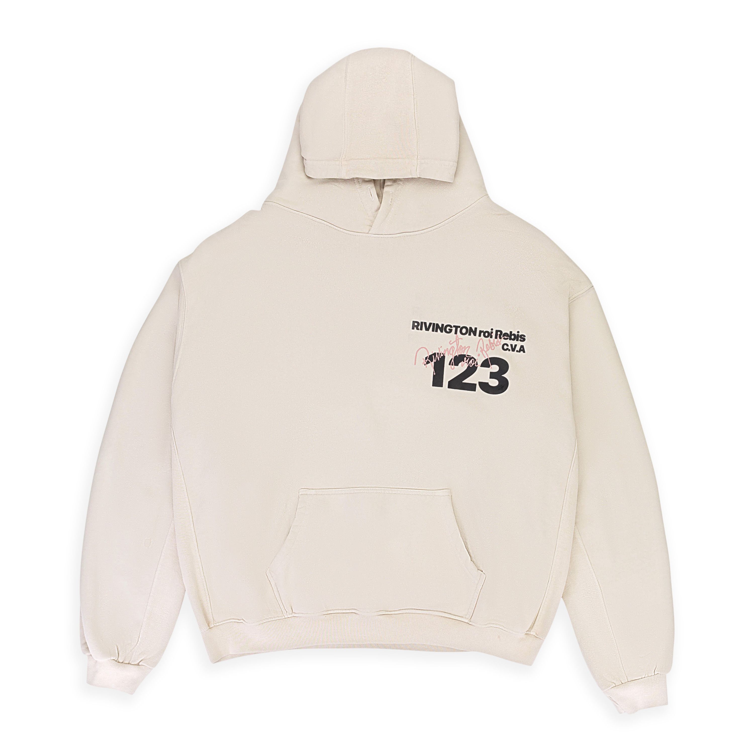 Ace Rivington CORE WHITE HOODY HOODED SWEATSHIRT SIZE 3
