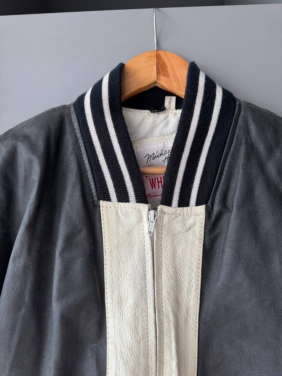 Michael Hoban Vintage Michael Hoban Basketball 80s Leather Jacket Size US L / EU 52-54 / 3 - 6 Thumbnail