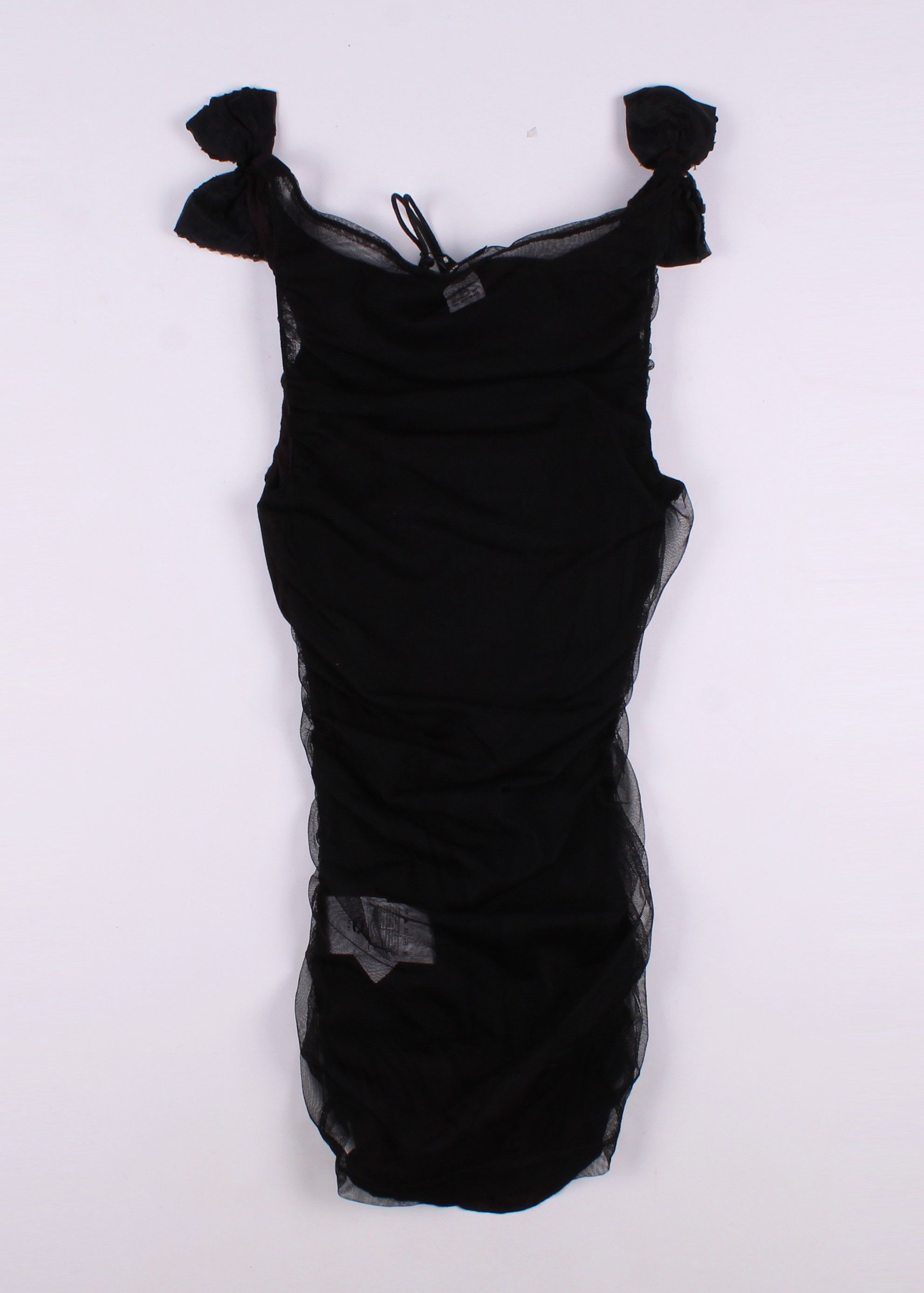 Miss Sixty × Vintage Miss Sixty Y2K 2000's Grunge Mesh Back Top Size S / US 4 / IT 40 - 10 Thumbnail