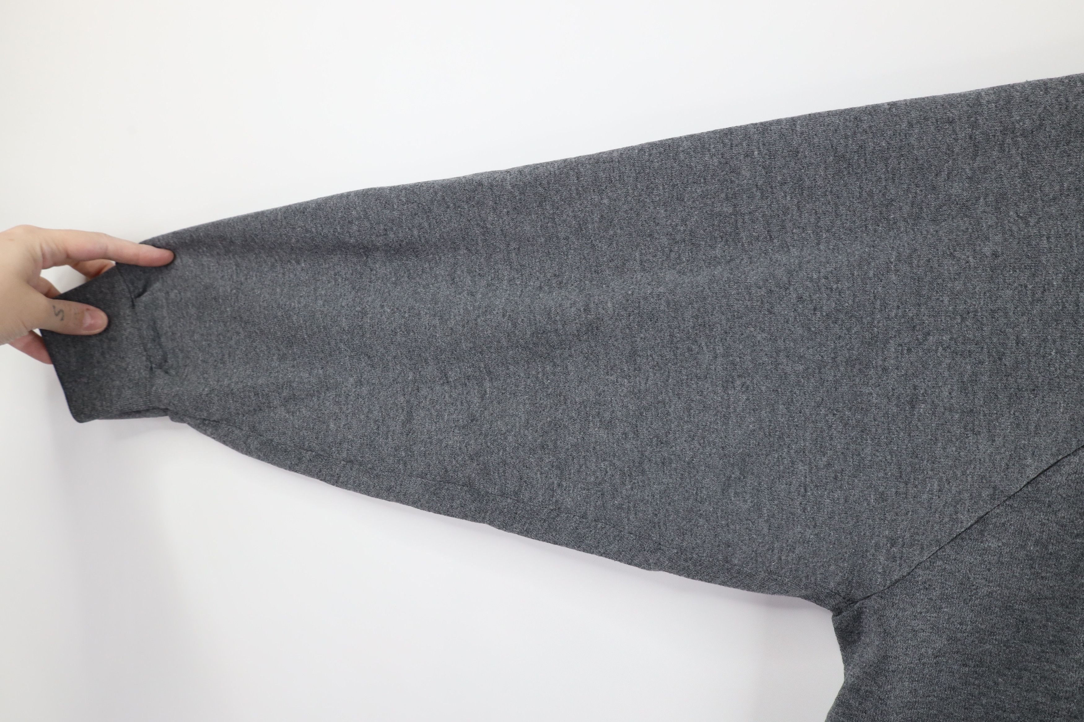 Vintage Vintage 90s Streetwear Crewneck Sweatshirt Heather Gray USA Size XL / US 12-14 / IT 48-50 - 6 Thumbnail