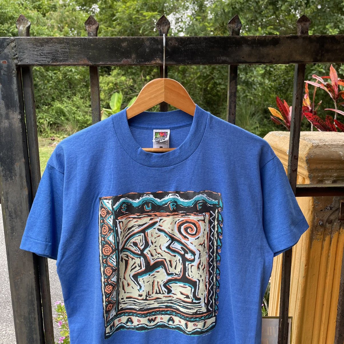 Other 🔥Vintage 90s Hawaii Surf Styles Sea Sky Poster Art Work Tee Size US L / EU 52-54 / 3 - 3 Thumbnail