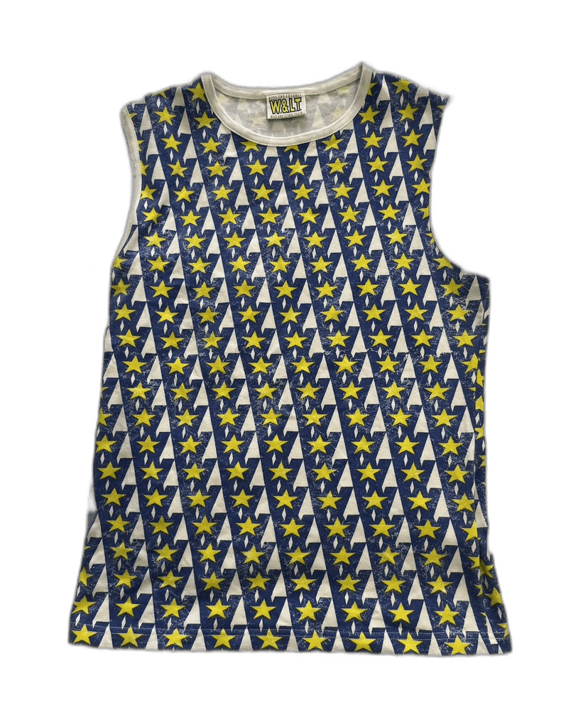 Walter Van Beirendonck Vintage 90s Star Print Sleeveless Top-2506 Size S / US 4 / IT 40 - 1 Thumbnail