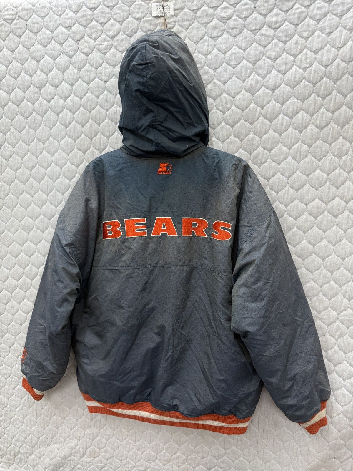 Starter 💥💥🔥STEALS VTG NFL STARTER BEARS SUNFADED JACKET Size US L / EU 52-54 / 3 - 3 Thumbnail