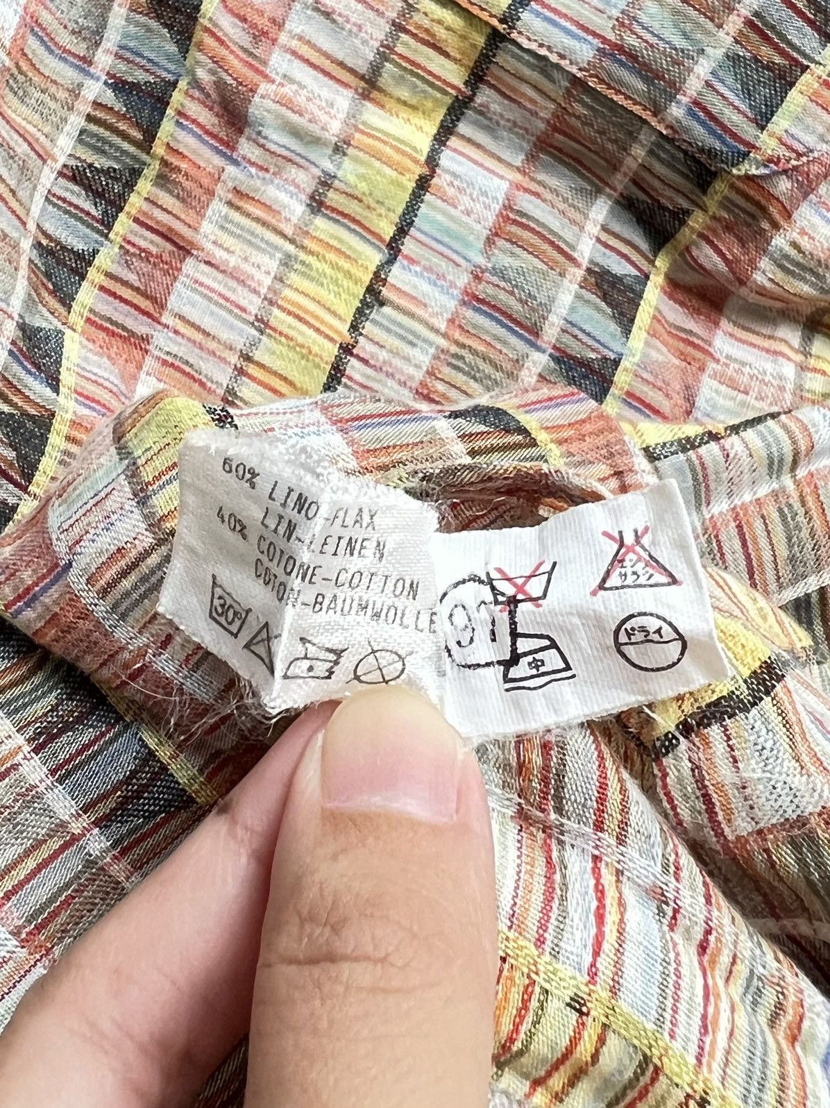 Missoni MISSONI SPORT Signature Motive Shirt Size 54L - 9 Thumbnail