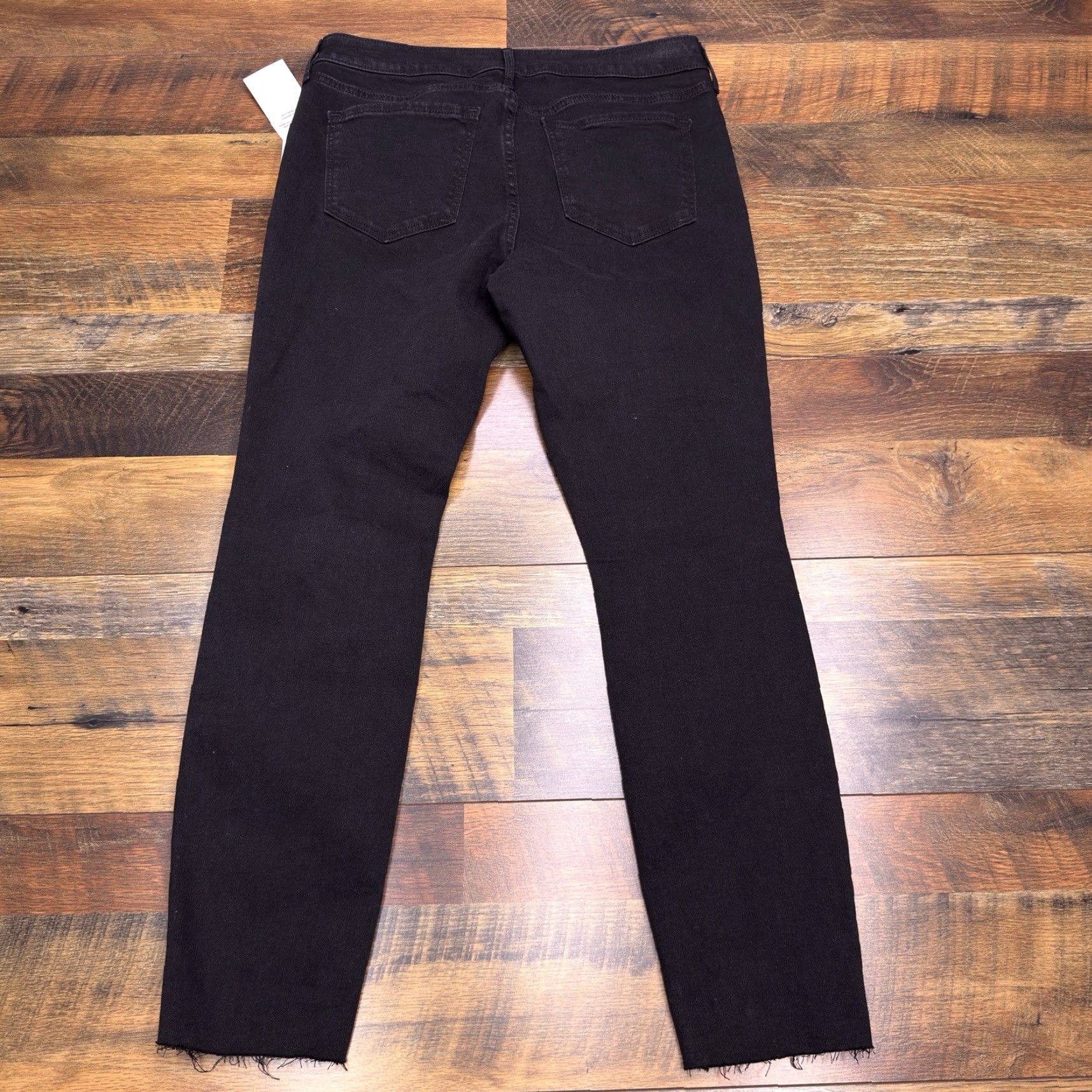 Old Navy Old Navy Jeans Women 10 Ankle Slim High Rise Dark Black Denim Stretch 5-Pocket City Modern Logo Vintage: No Ladies, Regular Size Xl? Size 32" / US 10 / IT 46 - 6 Thumbnail