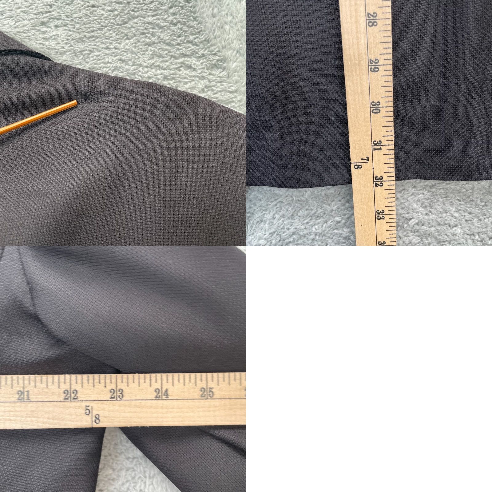 Ermenegildo Zegna VINTAGE Ermenegildo Zegna Blazer Jacket Mens Large Black Coat Single Breasted Size 42R - 8 Thumbnail