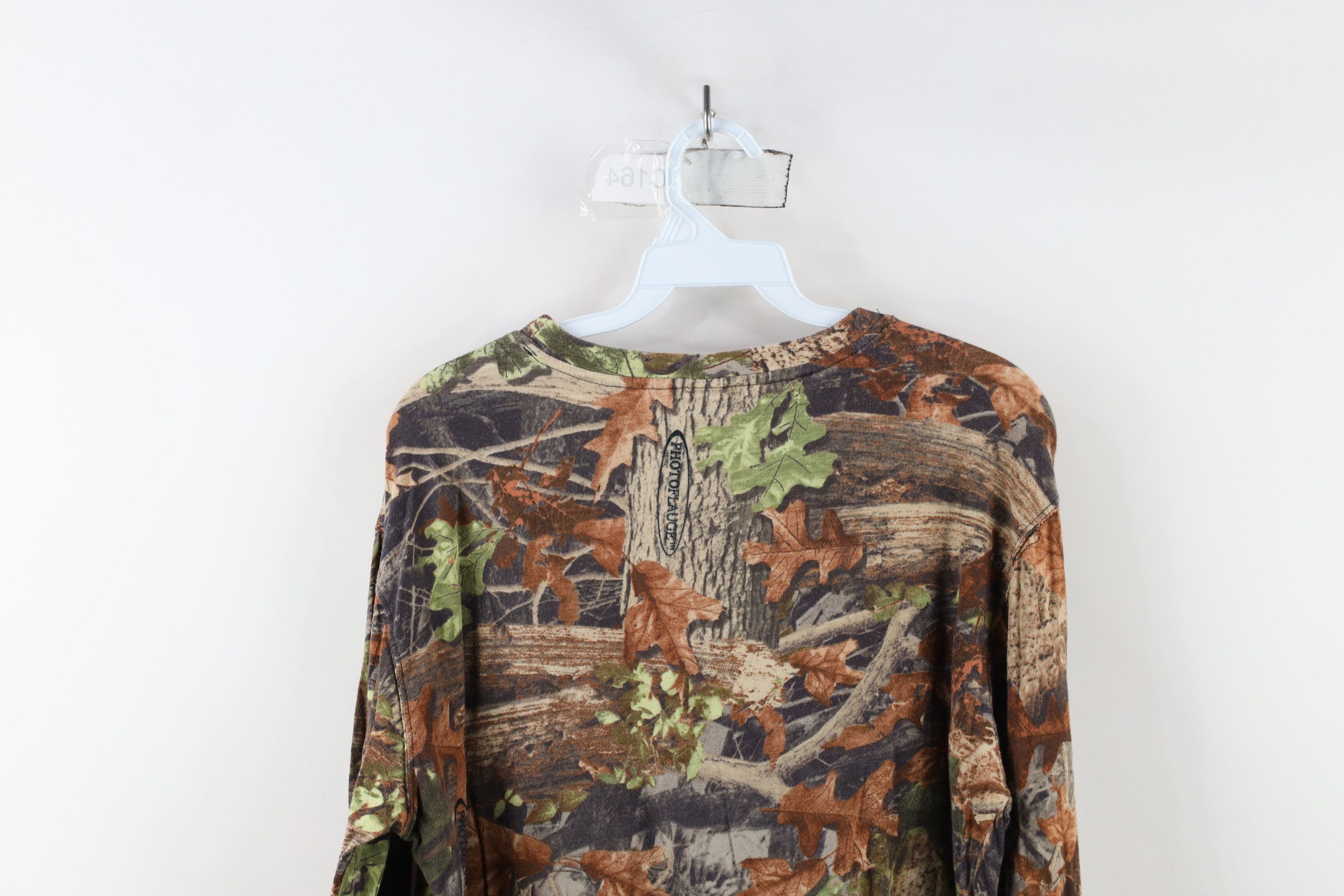 Vintage Vintage 90s Y2K Streetwear Camouflage Long Sleeve T-Shirt Size US M / EU 48-50 / 2 - 12 Thumbnail