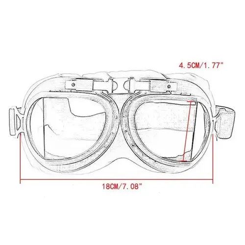 Other Vintage Motorcycle Goggles Size ONE SIZE - 4 Thumbnail