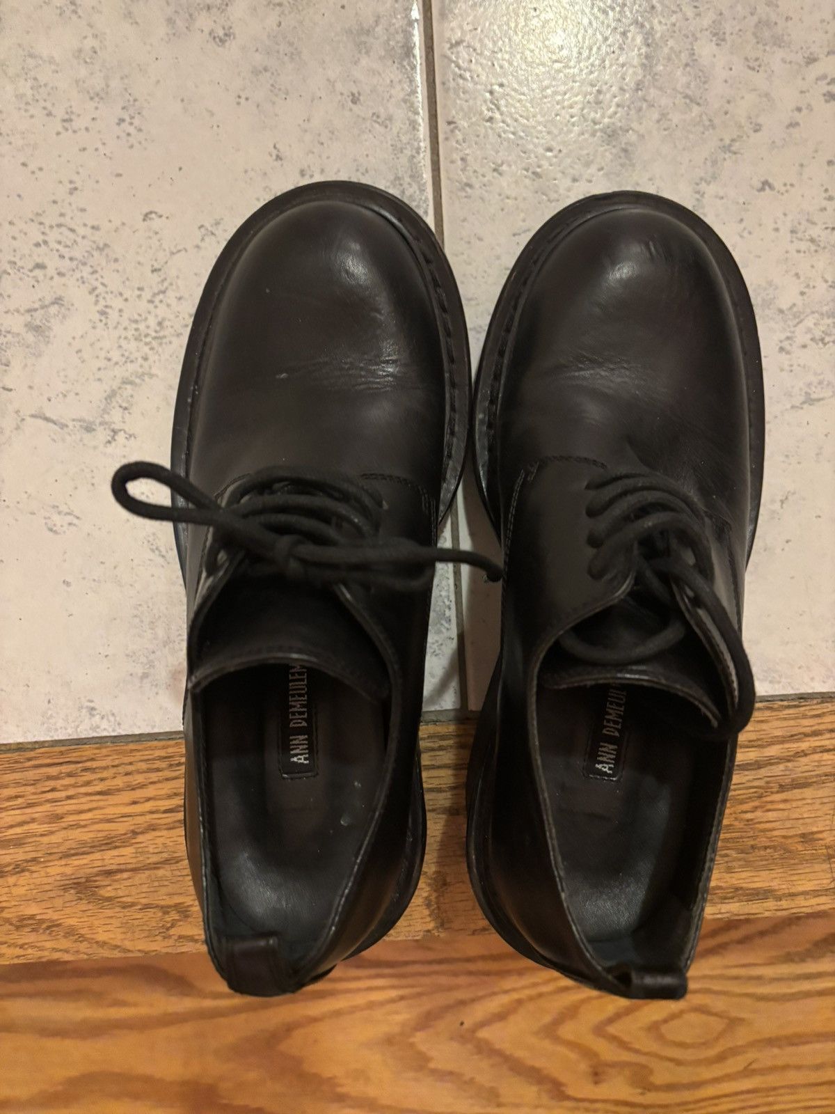 Ann Demeulemeester ANN DEMEULEMEESTER HEELED OXFORD DERBY Size US 7 / IT 37 - 6 Thumbnail