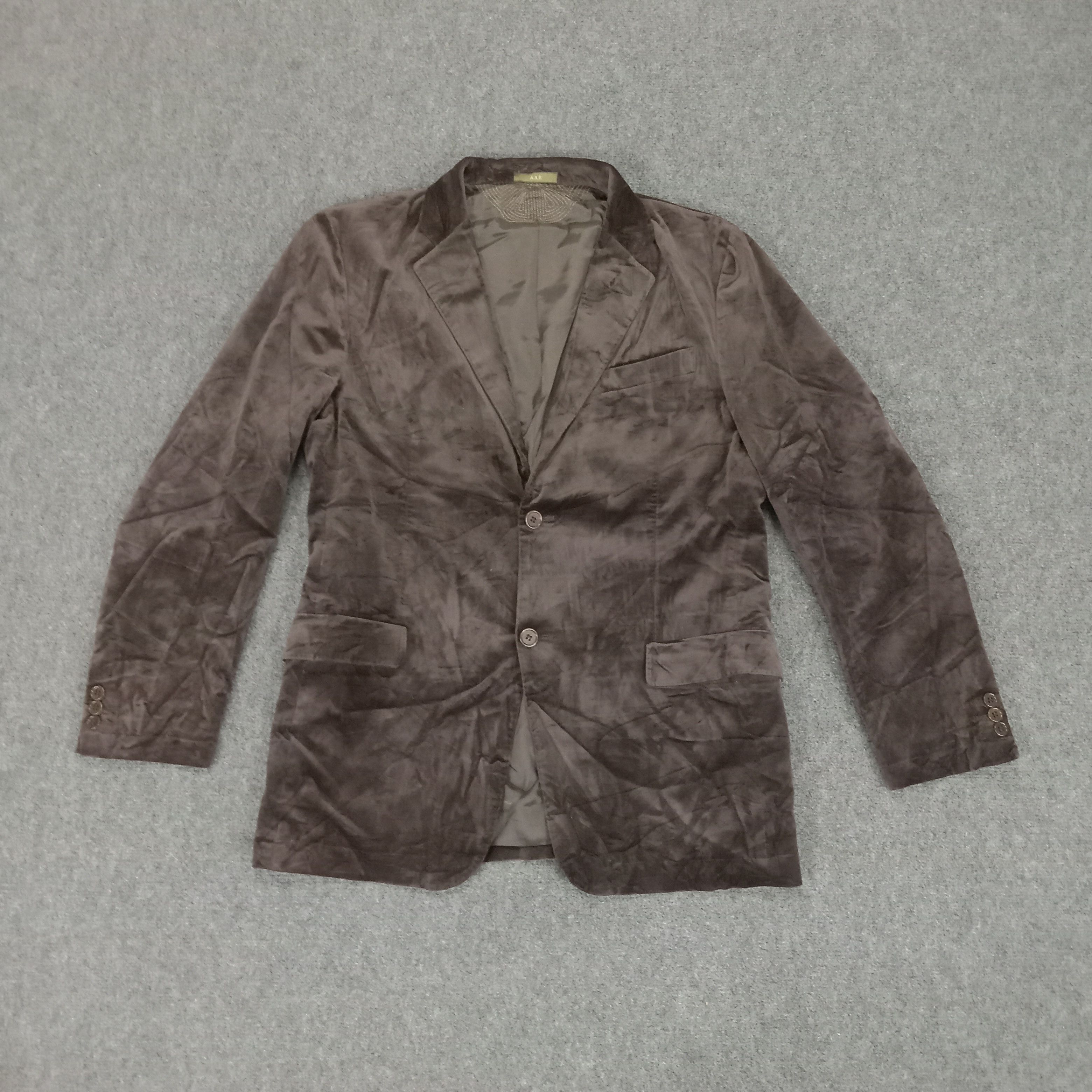 Japanese Brand × Vintage × Yohji Yamamoto Yohji Yamamoto Japanese Designer Fleece Blazers Size 38R - 1 Thumbnail