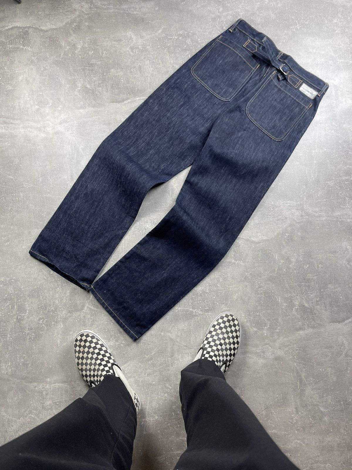 Naval Clothing Factory × Vintage Naval Clothing Factory Vintage USA Selvedge Japanese Jeans Size US 32 / EU 48 - 1 Thumbnail
