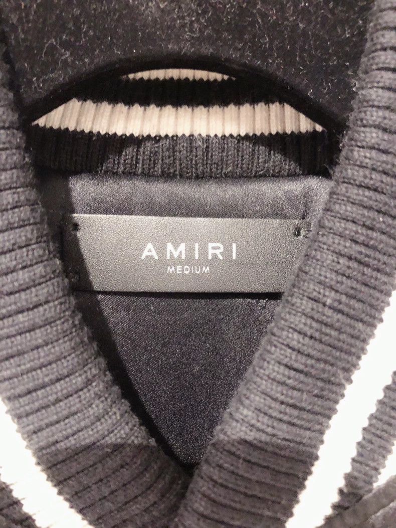 Amiri AMIRI limited edition heavy industry embroidered beaded bla Size US M / EU 48-50 / 2 - 8 Thumbnail