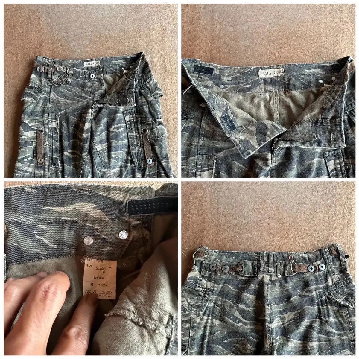Vintage RARE‼️ W30 L31 FLARE/BOOTCUT Japanese Vtg Bondage Punk Cargo Size US 30 / EU 46 - 18 Thumbnail