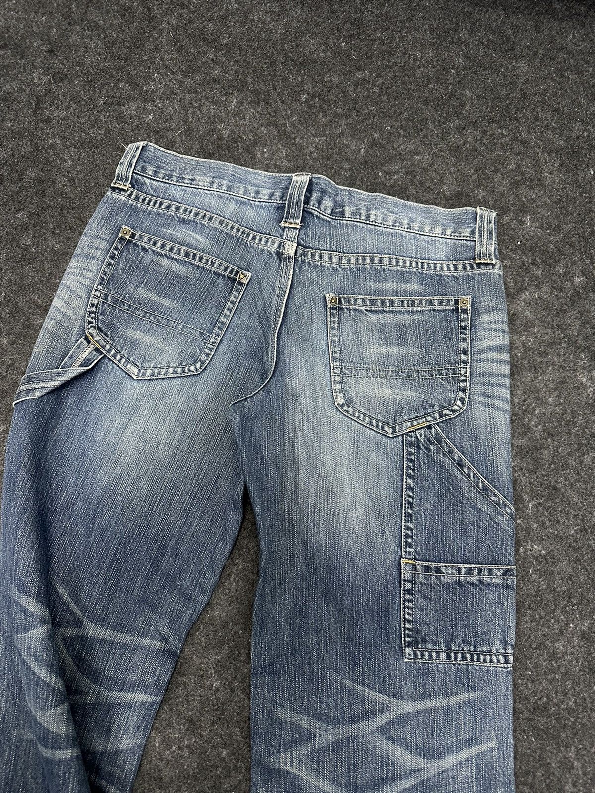 Beauty Beast × Japan Blue × Japanese Brand Japanese Carpenter Denim Pant F59 Size US 32 / EU 48 - 5 Thumbnail