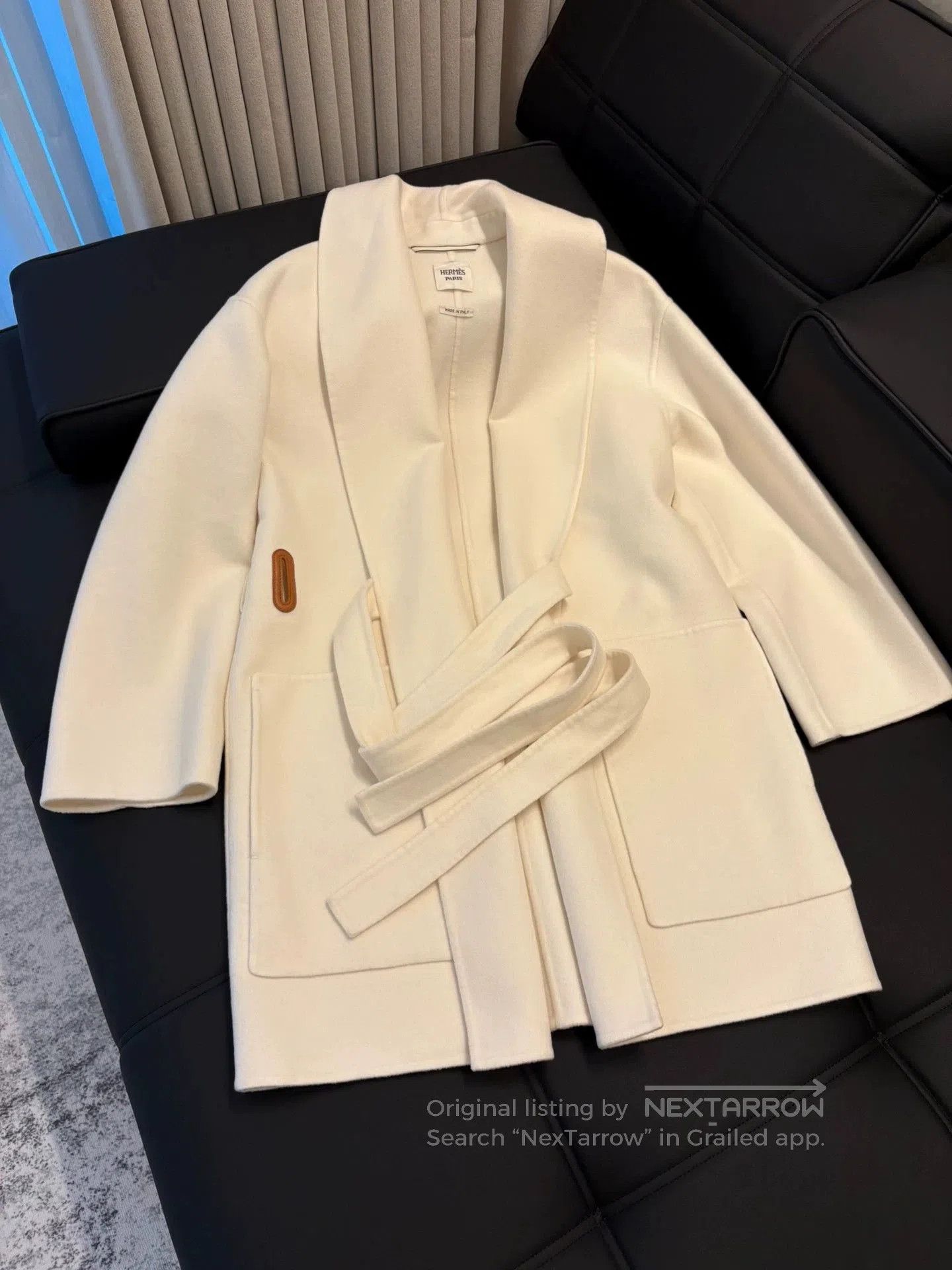 Hermes Hermes Belted Coat Size 34. Size US XS / EU 42 / 0 - 1 Thumbnail