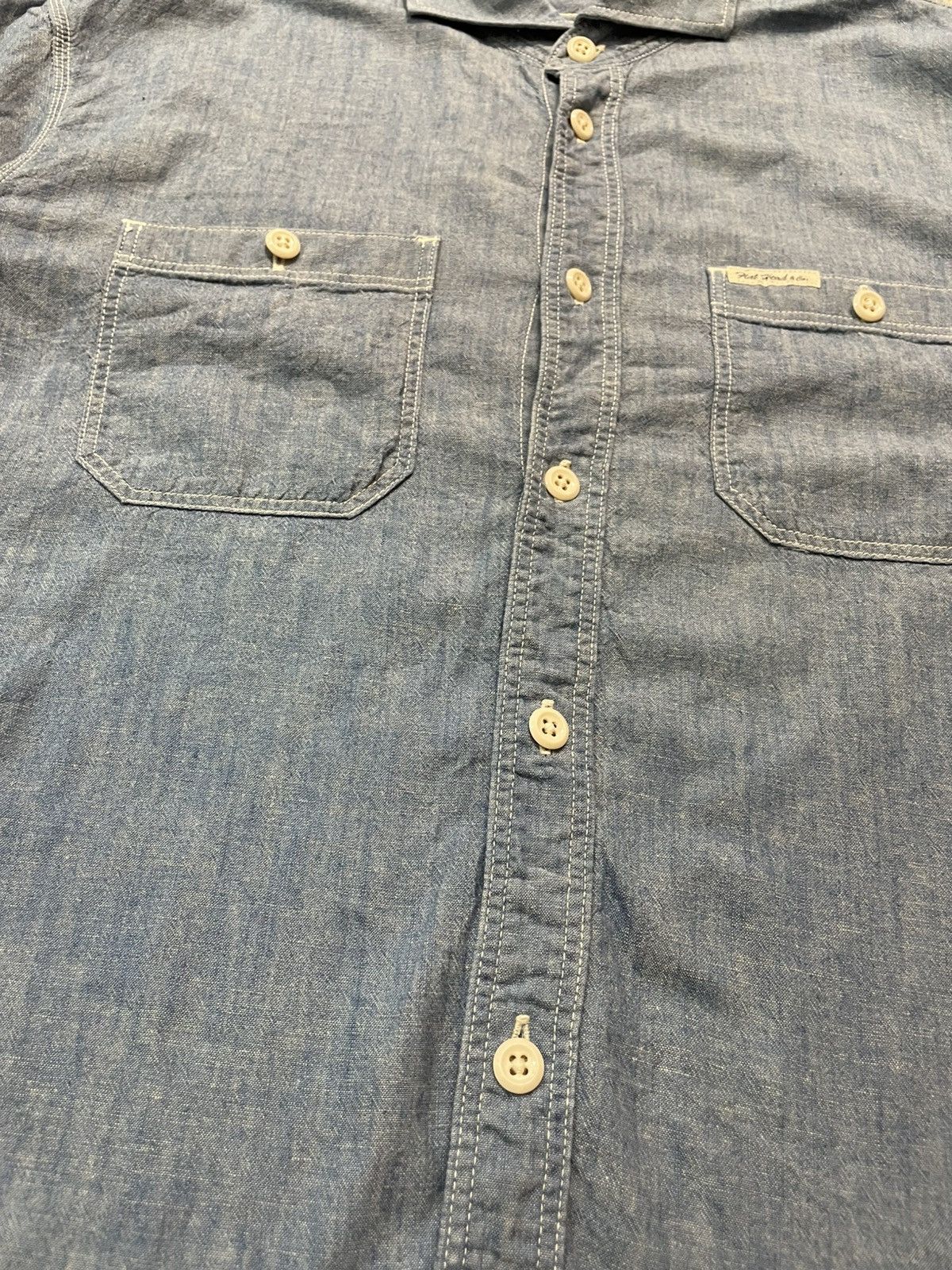 The Flat Head The Flat Head Japan Denime Selvedge Button Up Shirt Size US M / EU 48-50 / 2 - 11 Thumbnail