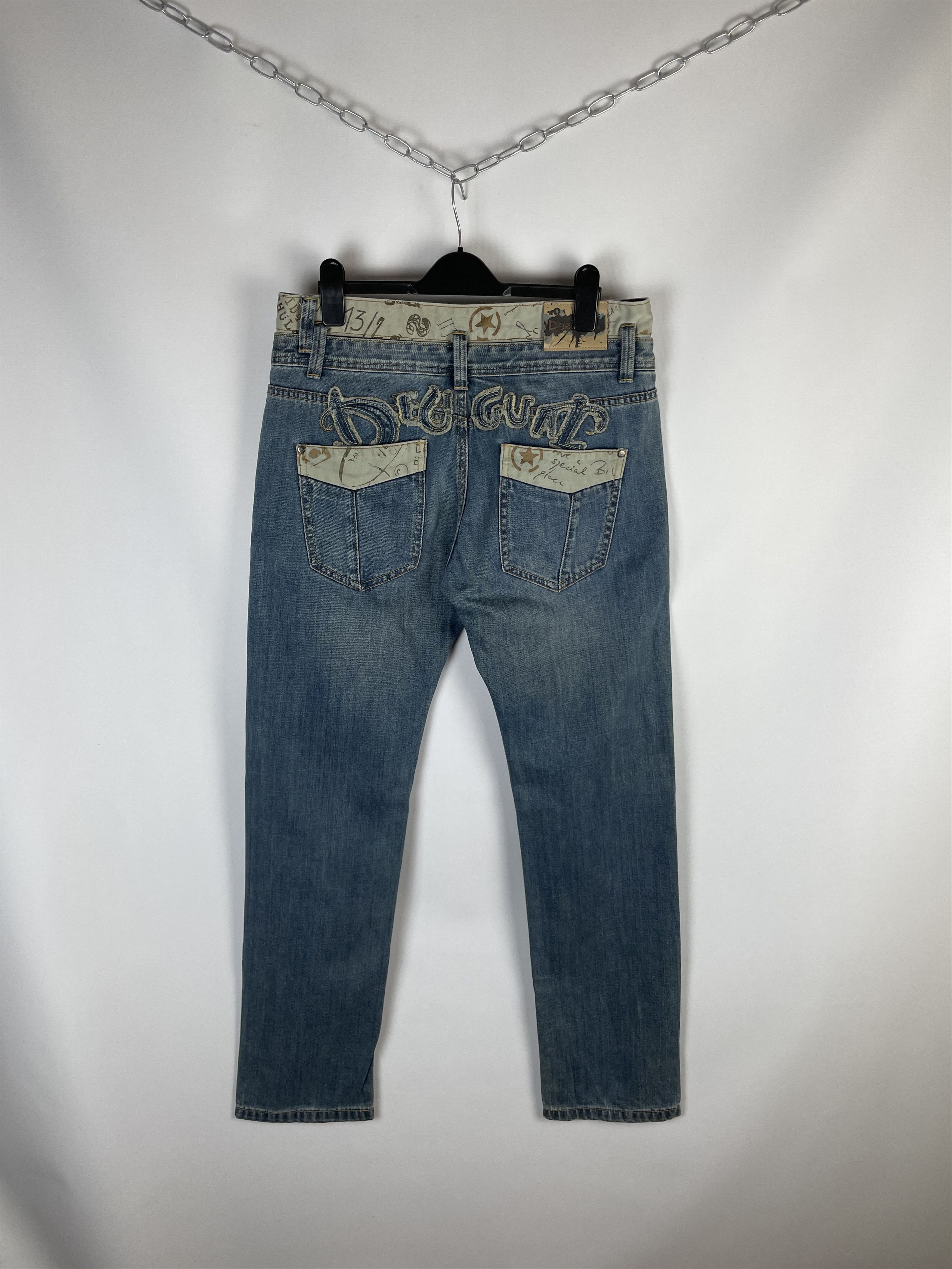 Desigual Vintage Desigual Big Logo Jeans Denim Pants Y2K 90s Size US 32 / EU 48 - 1 Thumbnail
