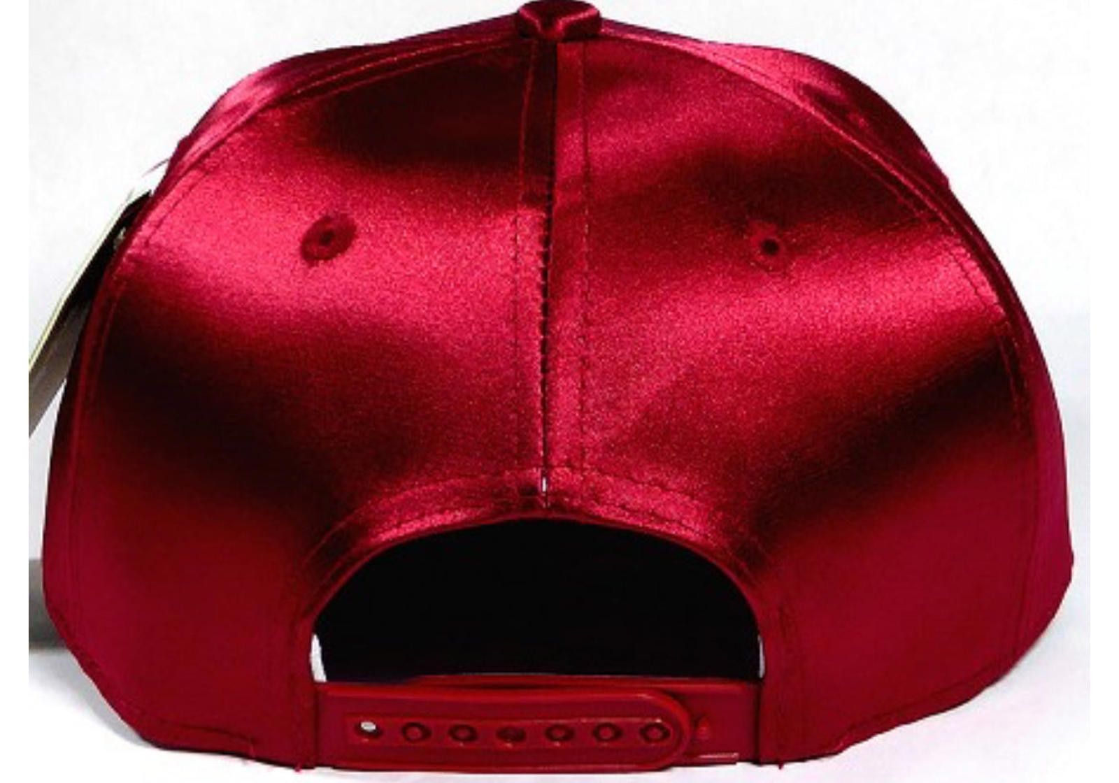 Other Faux Satin Silk Adult Flat Brim Snap Hat Size ONE SIZE - 8 Thumbnail
