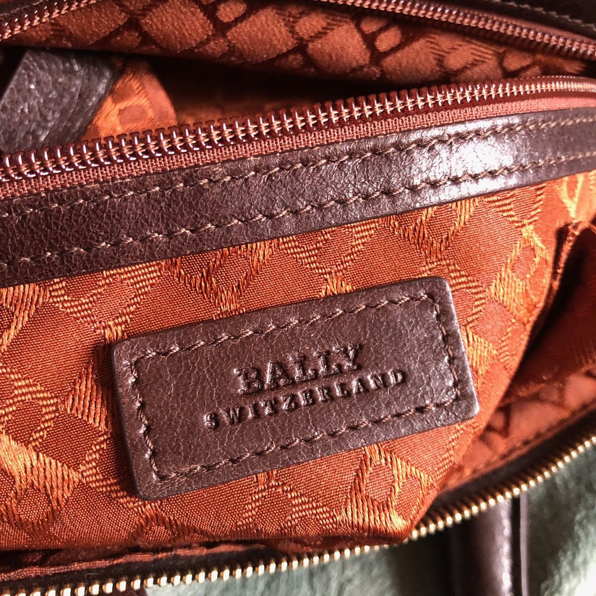 Bally BALLY Vanishina Brown Leather Handbag Shoulder Bag Size ONE SIZE - 10 Thumbnail