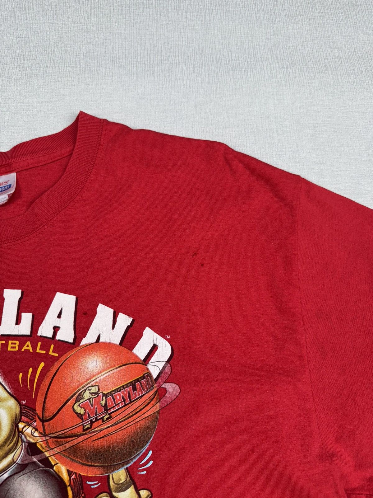 Vintage University Of Maryland Terrapins Basketball Shirt 2002 Hanes Size US XL / EU 56 / 4 - 4 Thumbnail