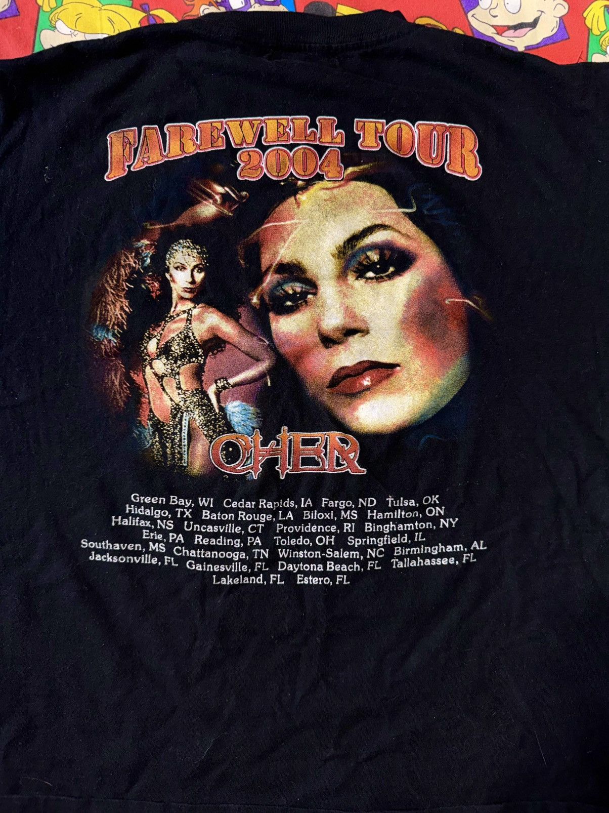 Other 2004 Cher Farewell Tour Music Promo Tee Style T-Shirt Size US L / EU 52-54 / 3 - 4 Thumbnail