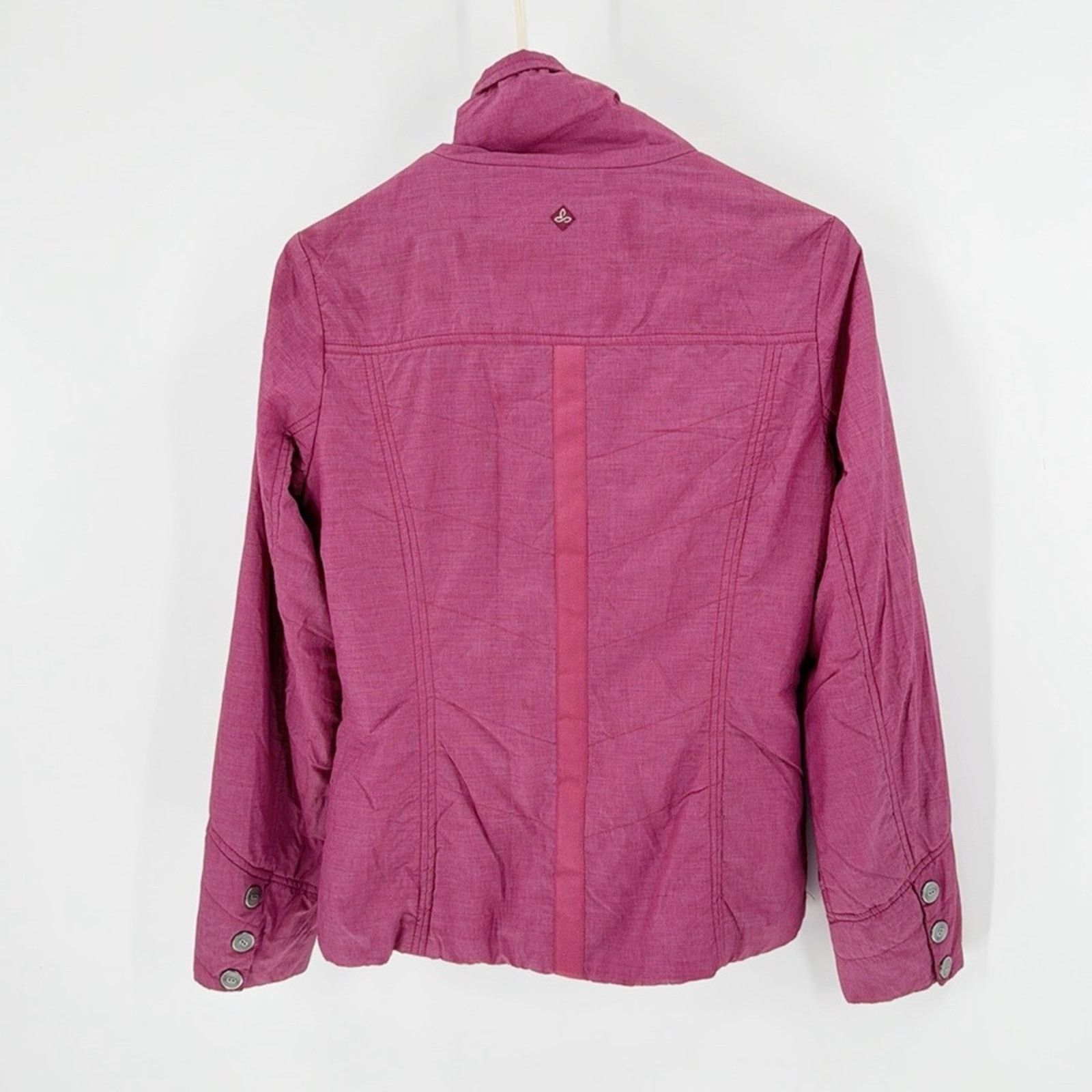 Prana PrAna Chantal Puffer Jacket Plum Red Gorpcore hiking size s Size S / US 4 / IT 40 - 3 Thumbnail