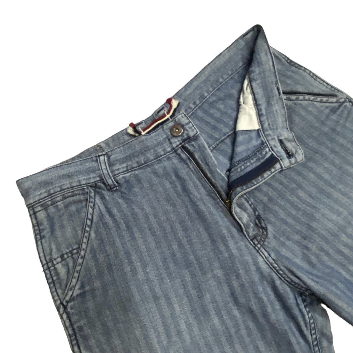 Tommy Hilfiger × Vintage Tommy Hilfiger Hikori carperter style denim pant Size US 33 - 5 Thumbnail