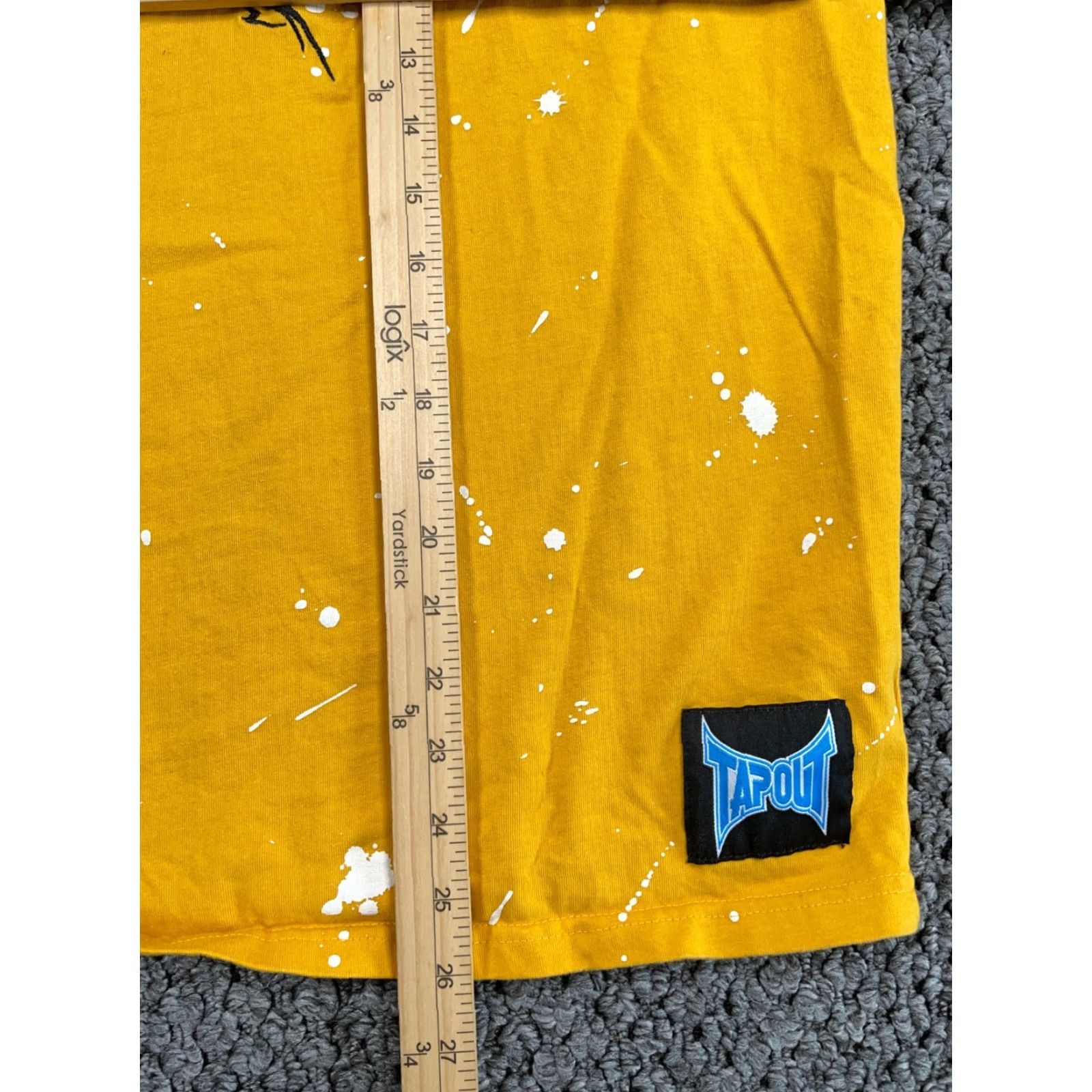 Tapout Tapout x Forever 21 Logo T-Shirt Adult XL Yellow Graphic Print Retro Bleach Pattern Mens Size US XL / EU 56 / 4 - 7 Thumbnail