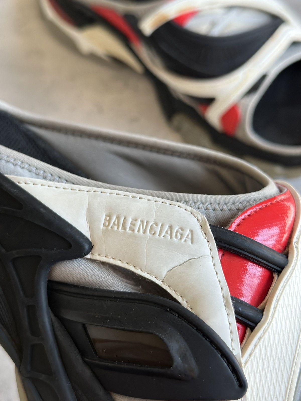 Balenciaga TRACK SLIDE SANDALS Size US 10 / EU 43 - 12 Thumbnail